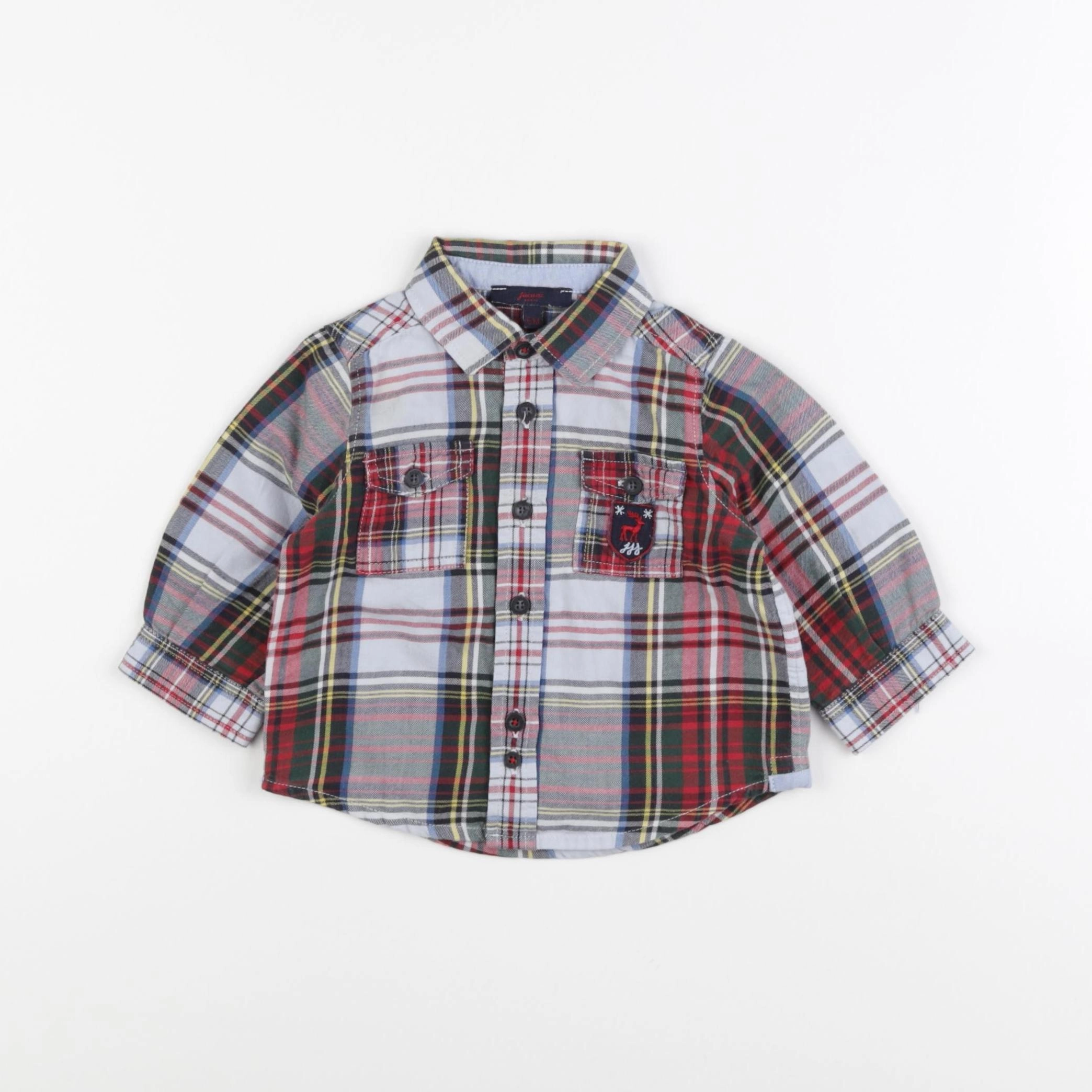 Jacadi - chemise multicolore - 6 mois