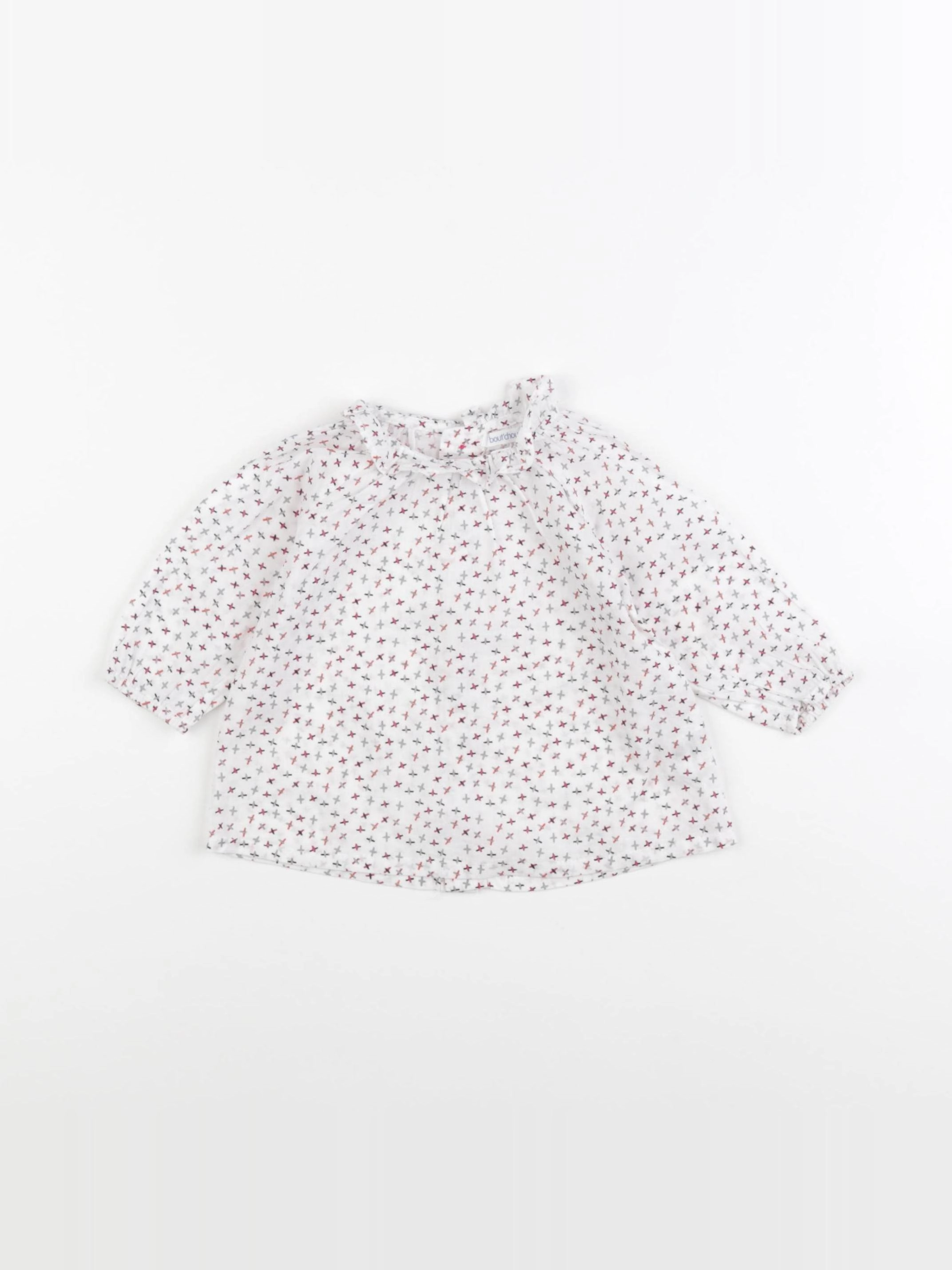 Boutchou - blouse multicolore - 6 mois