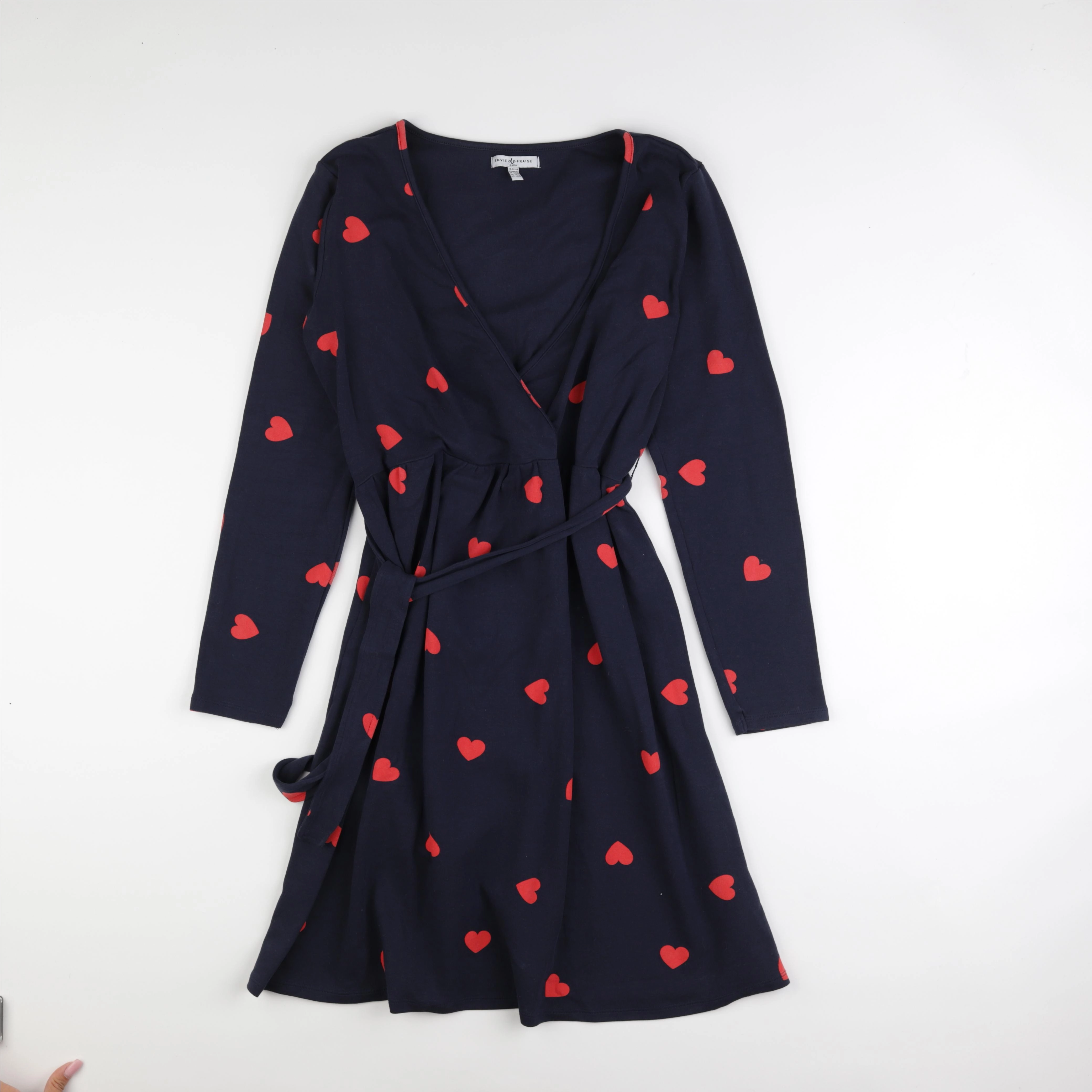 Envie de fraise - robe grossesse, allaitement bleu, rouge - 42 à 44