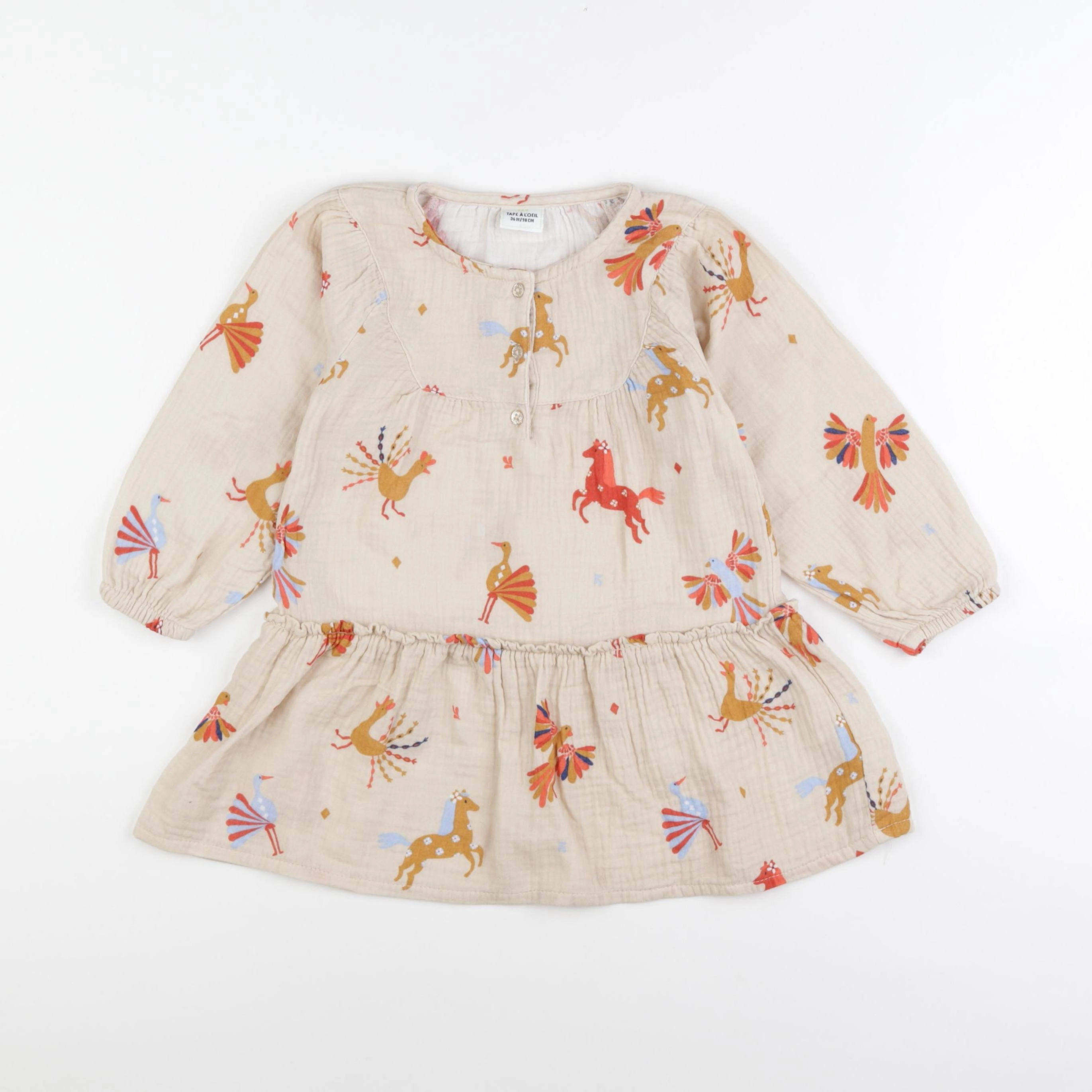 Tape à l'oeil - robe multicolore - 36 mois