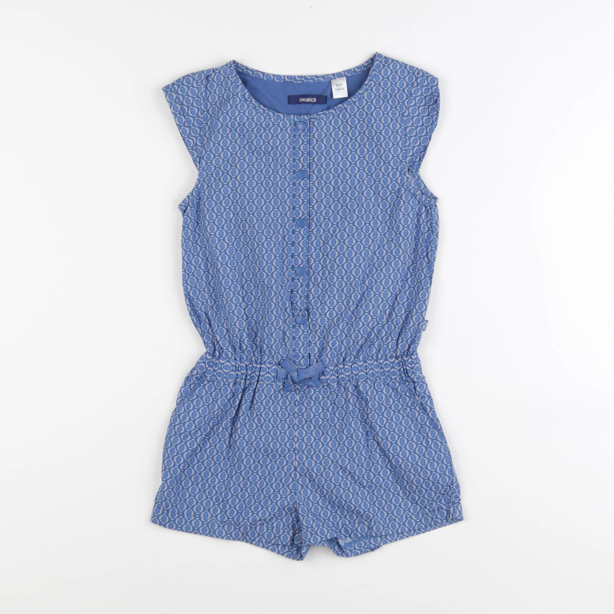 Okaidi - combinaison bleu - 4 ans