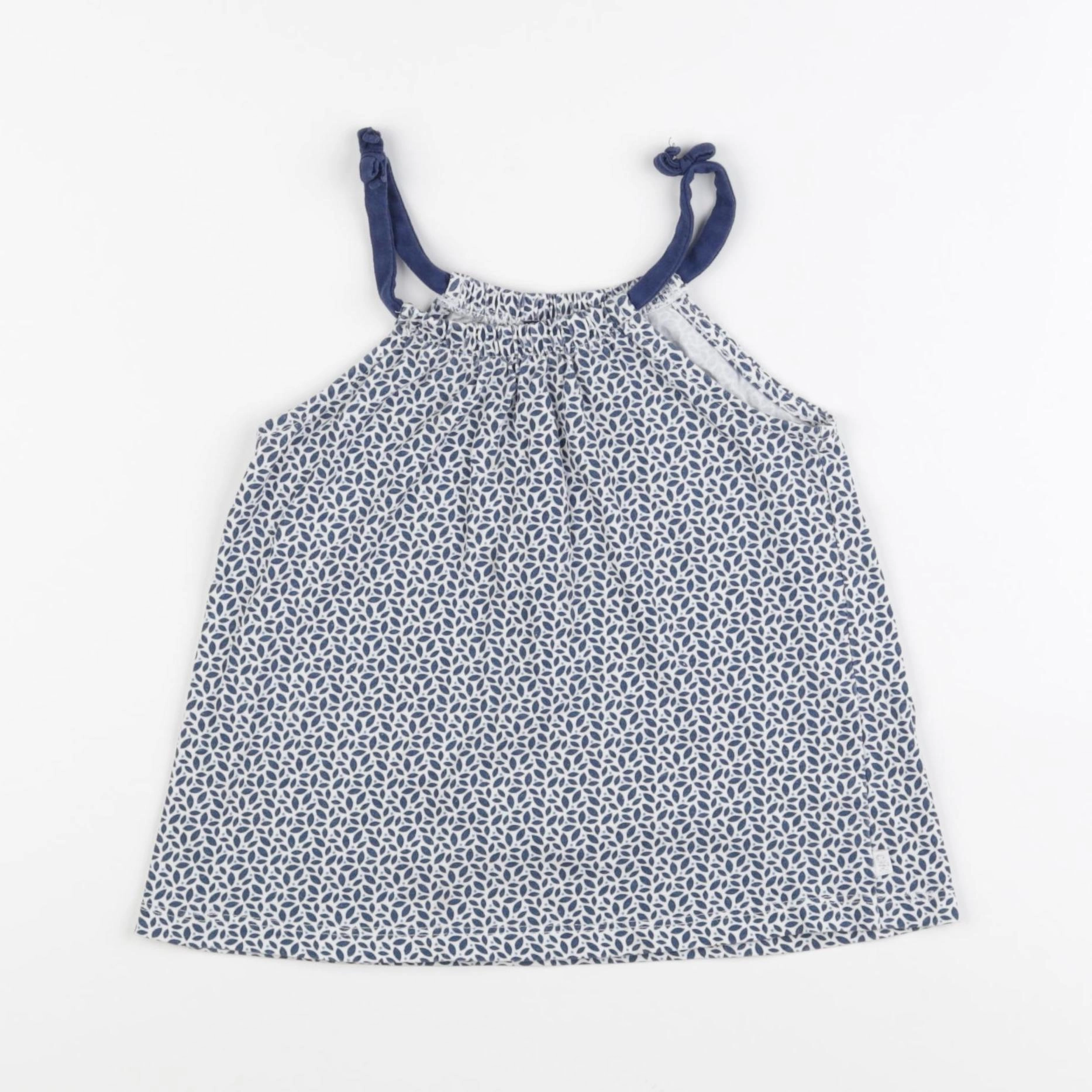 Okaidi - blouse bleu - 4 ans