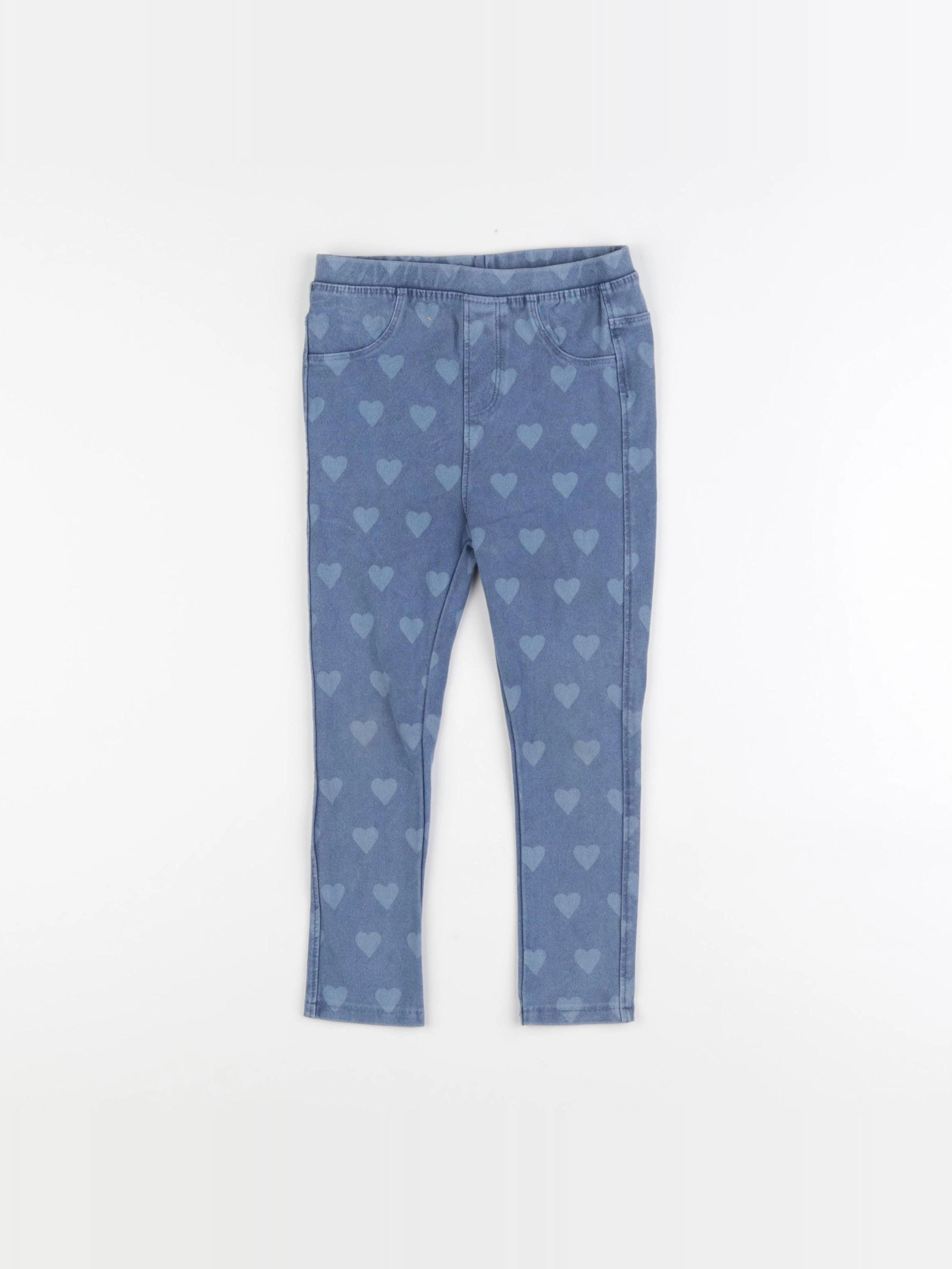 Zara - legging bleu - 3/4 ans