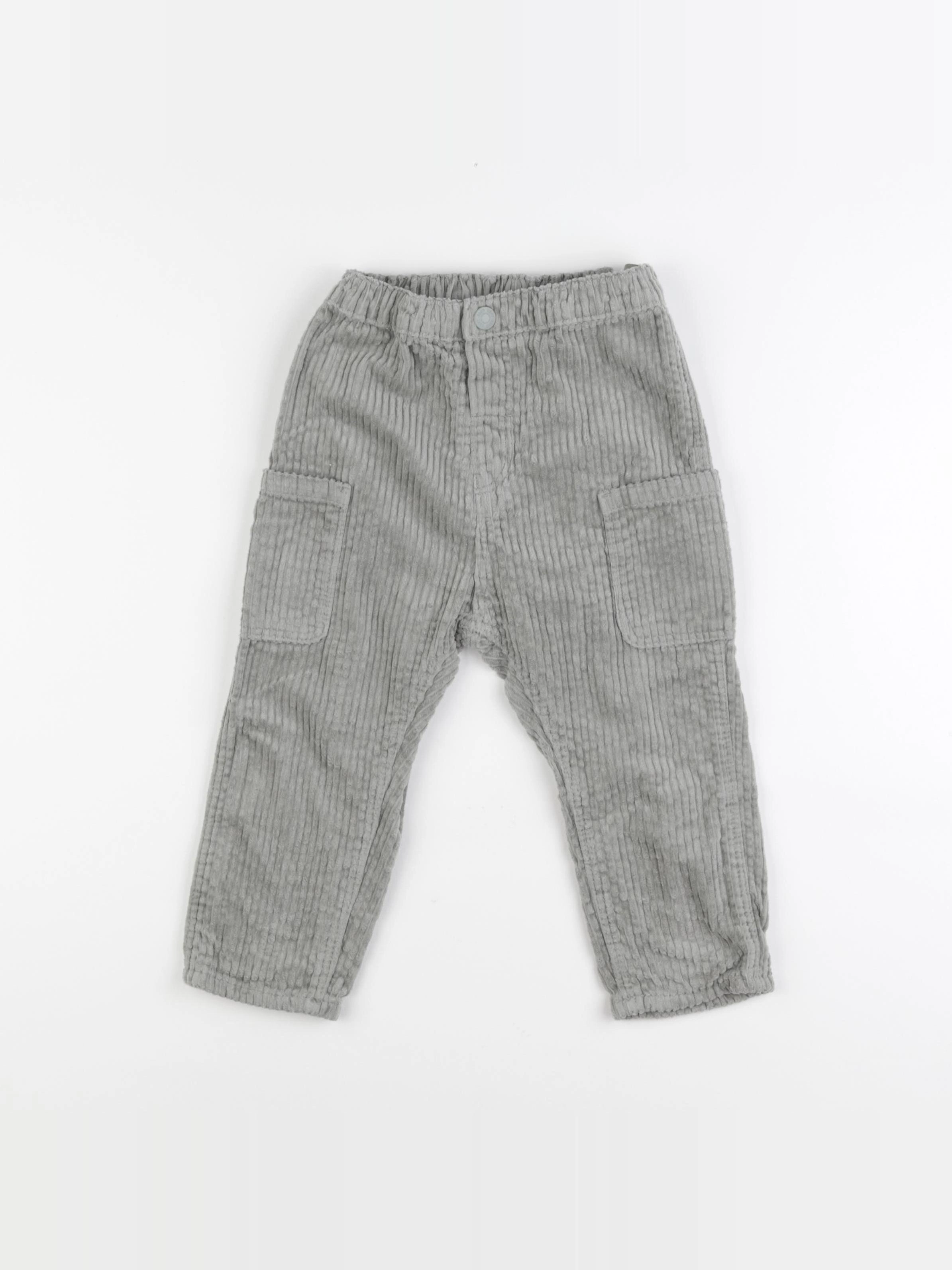 H&M - pantalon vert - 18/24 mois