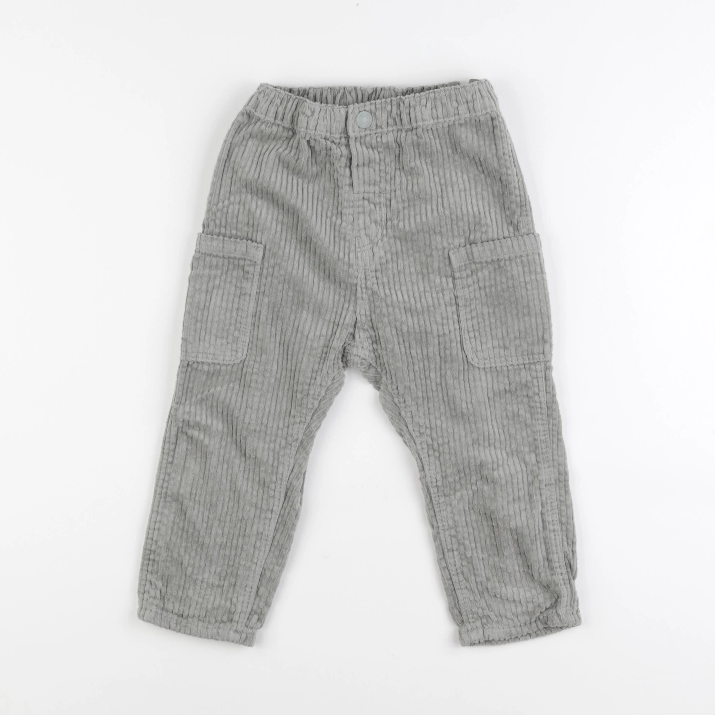 H&M - pantalon vert - 18/24 mois