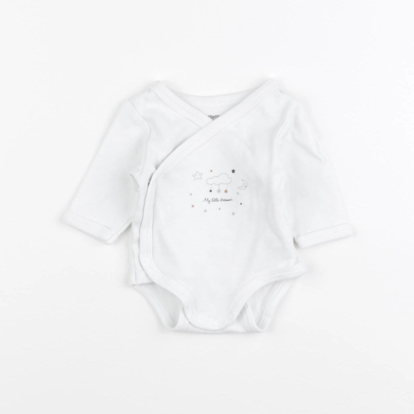 Vertbaudet - body blanc - 1 mois