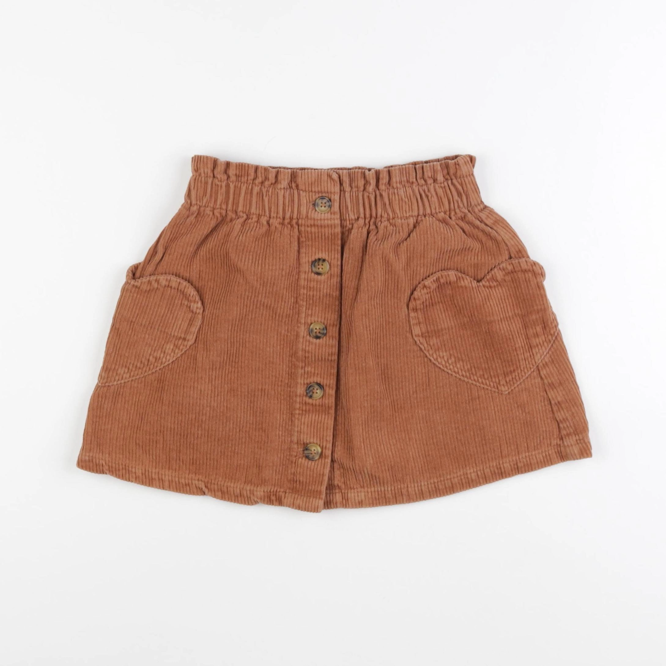 Vertbaudet - jupe marron - 8 ans
