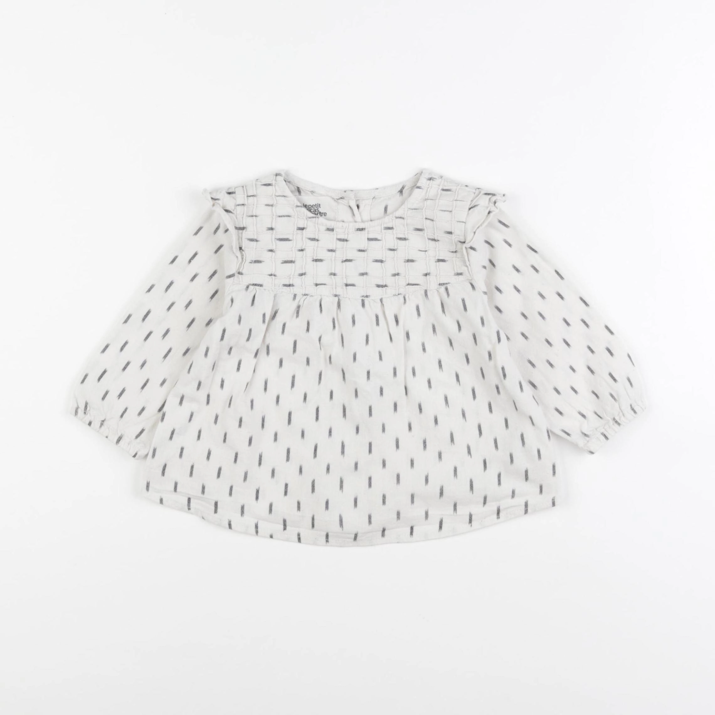 Lucas du Tertre - blouse beige - 12/18 mois