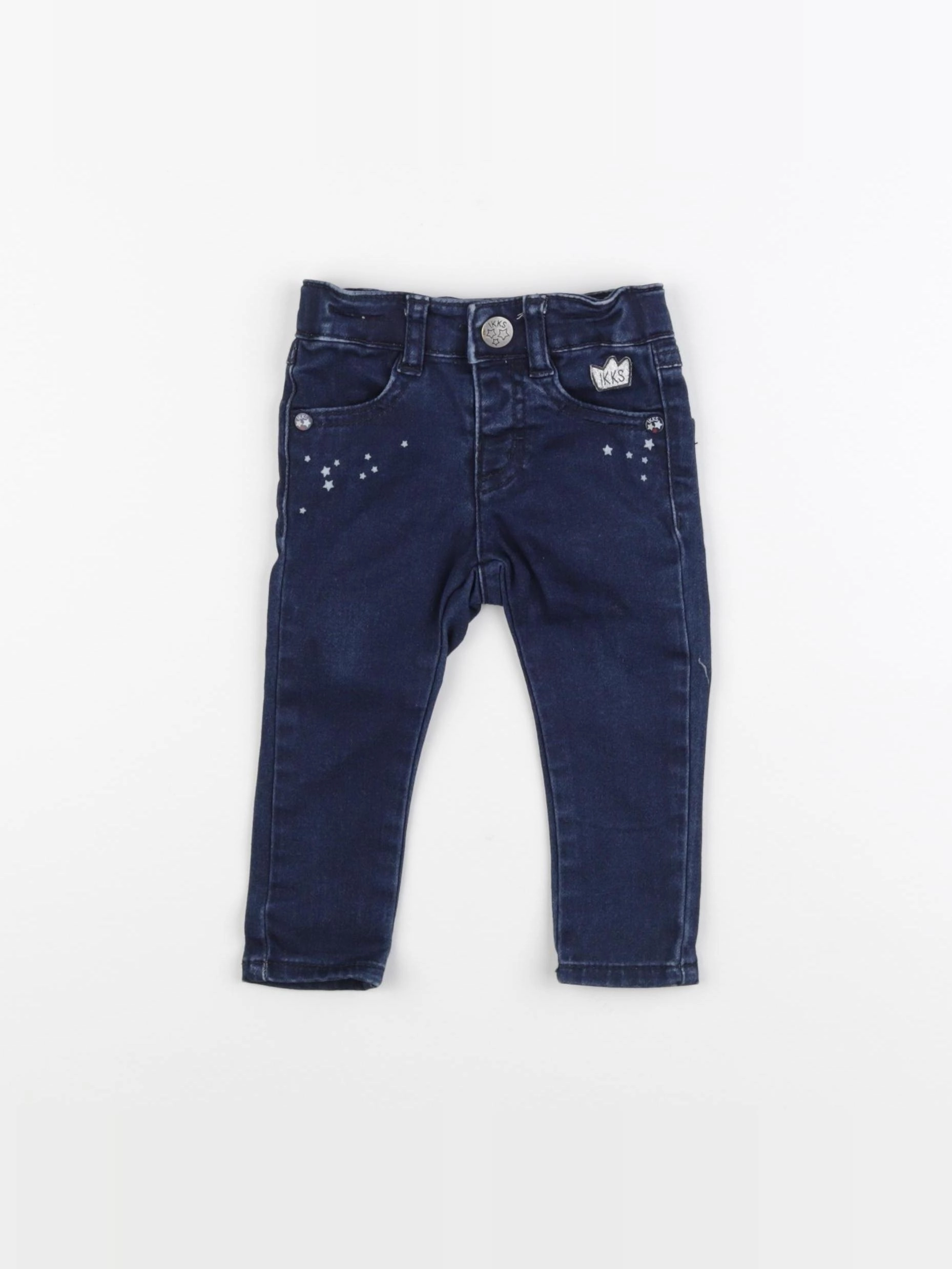 IKKS - jean bleu - 6 mois