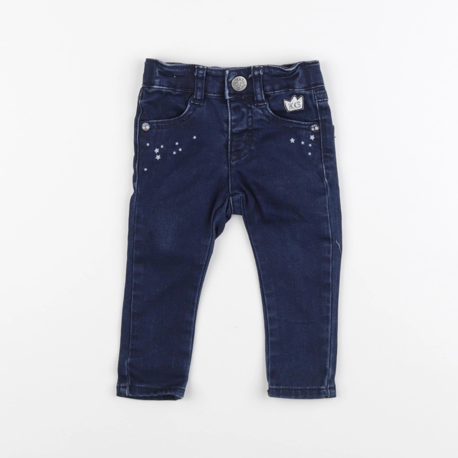 IKKS - jean bleu - 6 mois