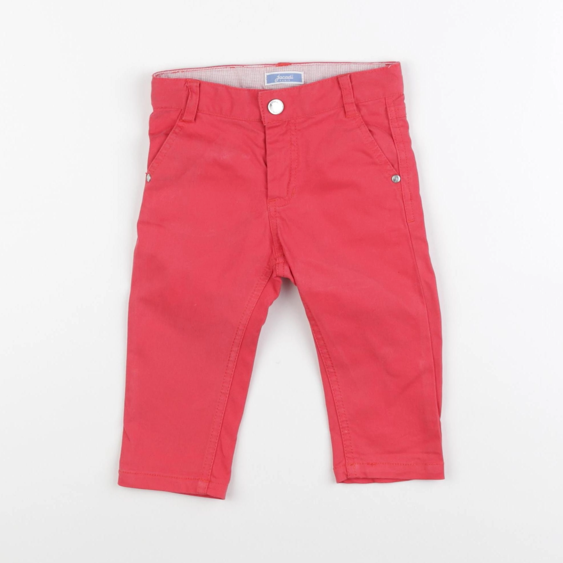 Jacadi - pantalon rouge - 12 mois