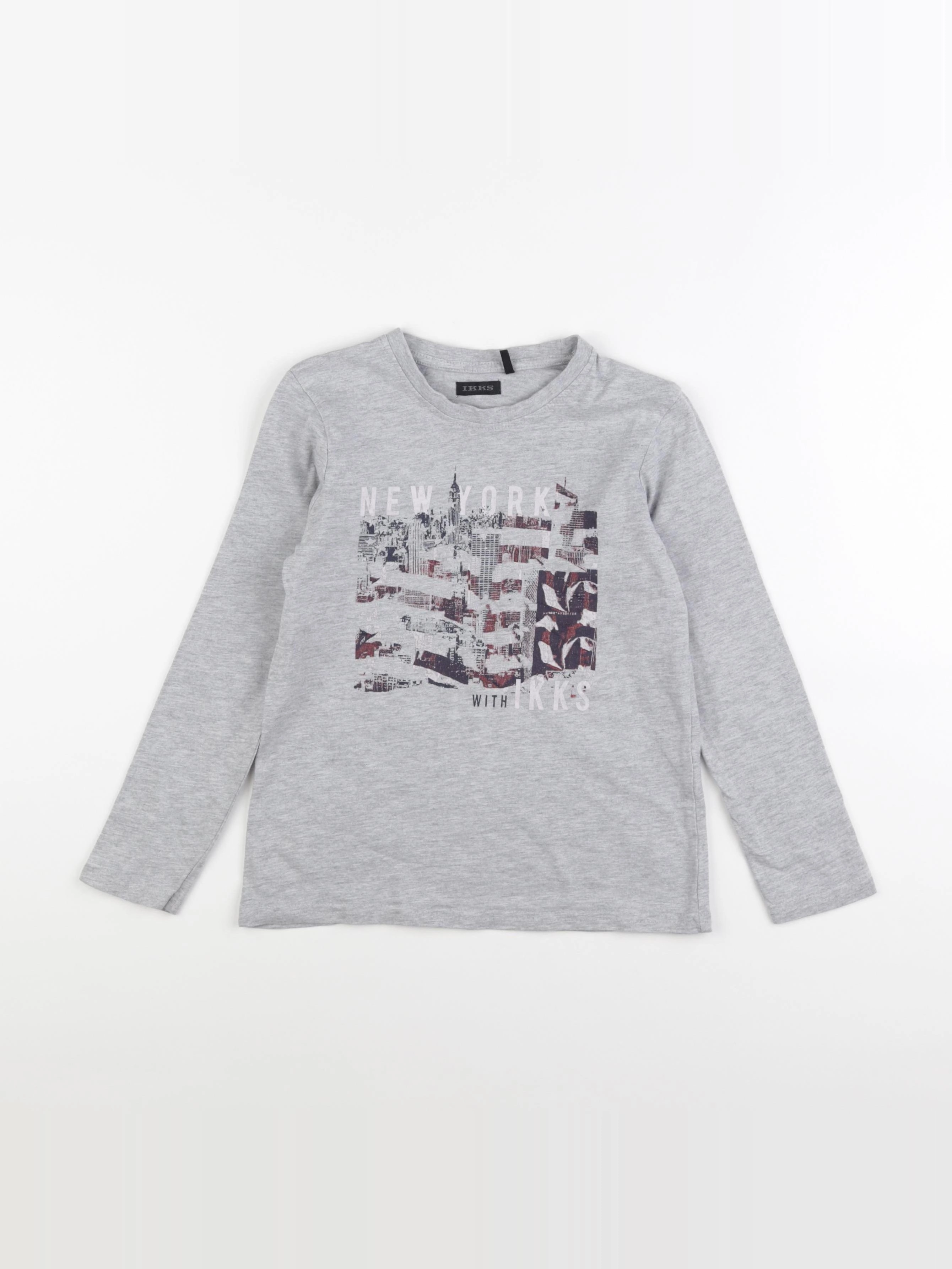 IKKS - tee-shirt gris - 6 ans