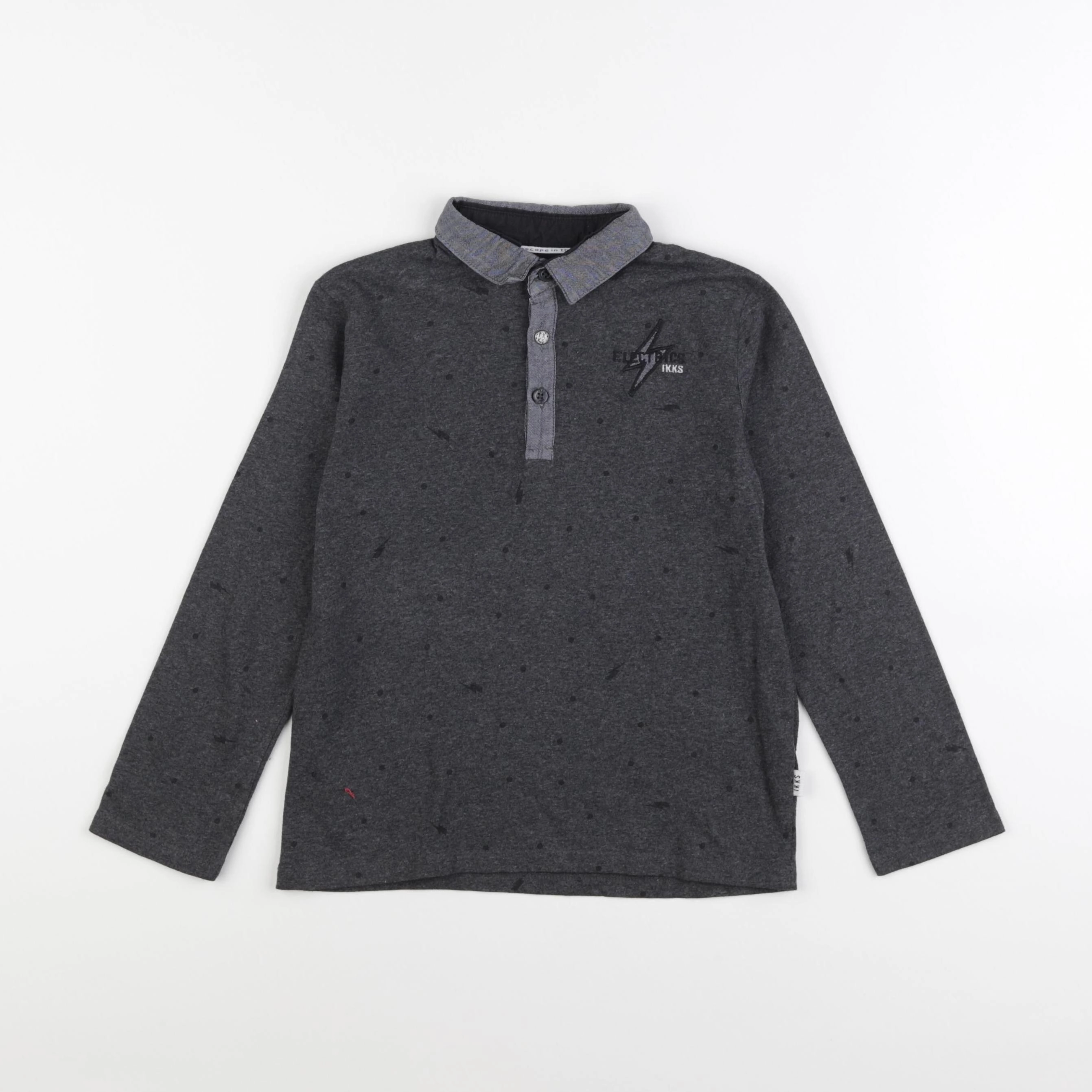 IKKS - polo noir - 6 ans