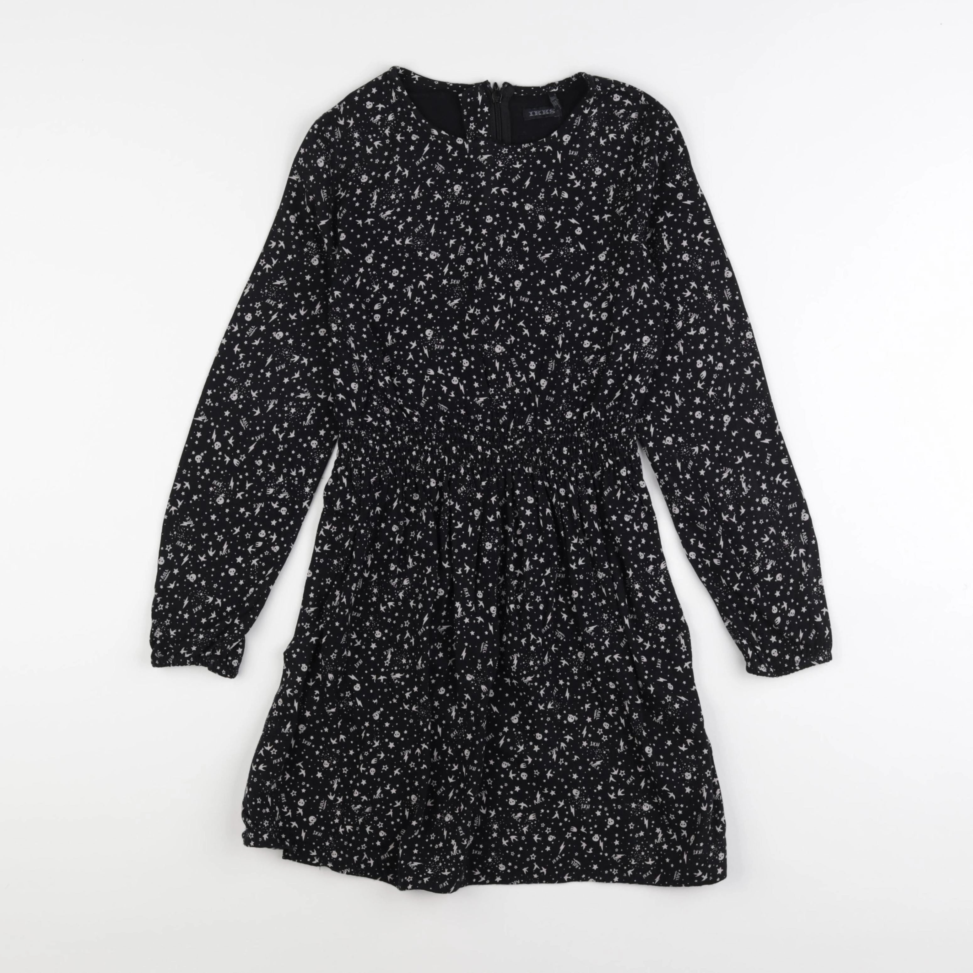 IKKS - robe noir - 10 ans