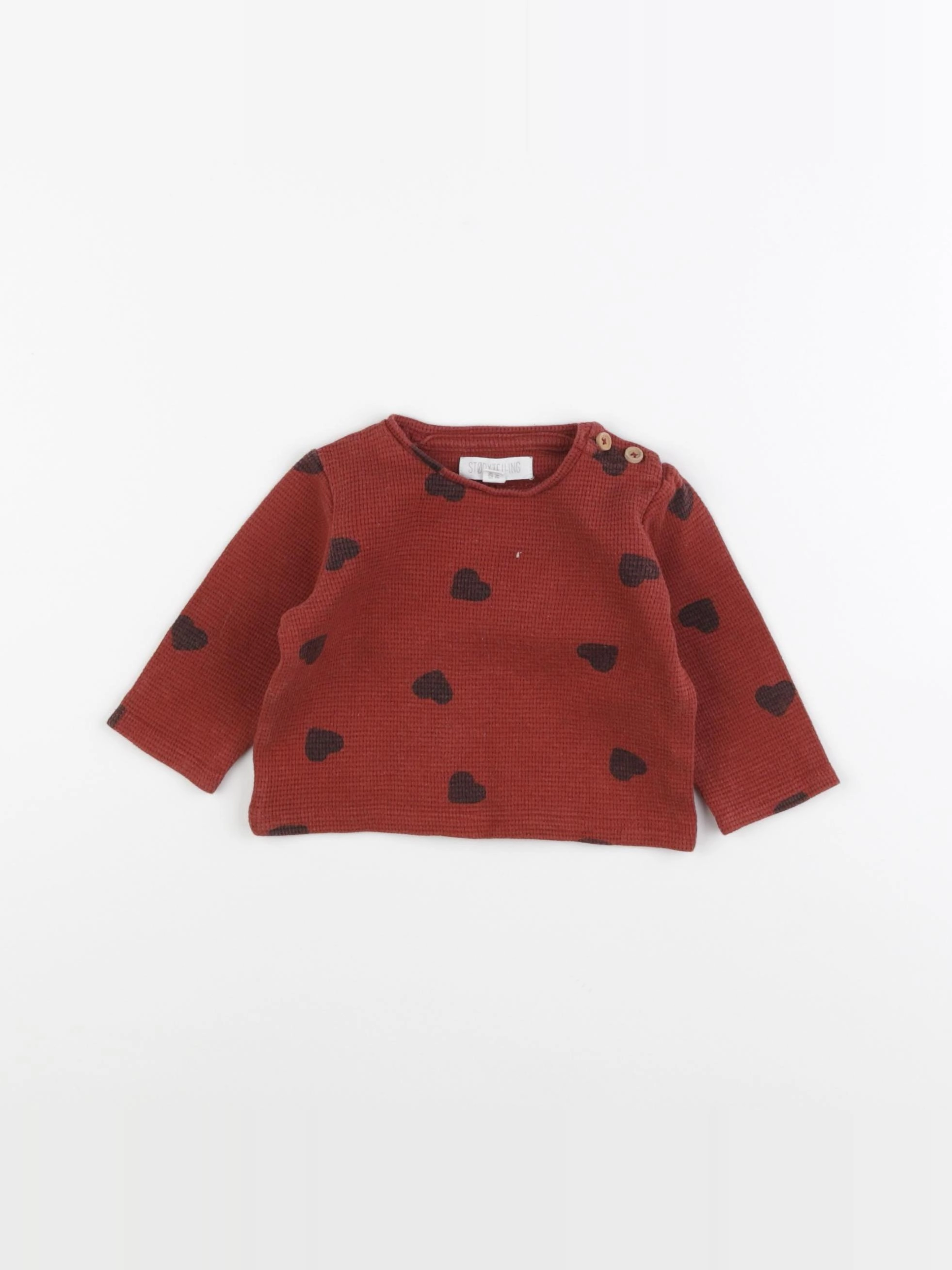 Storytelling - tee-shirt marron - 12 mois