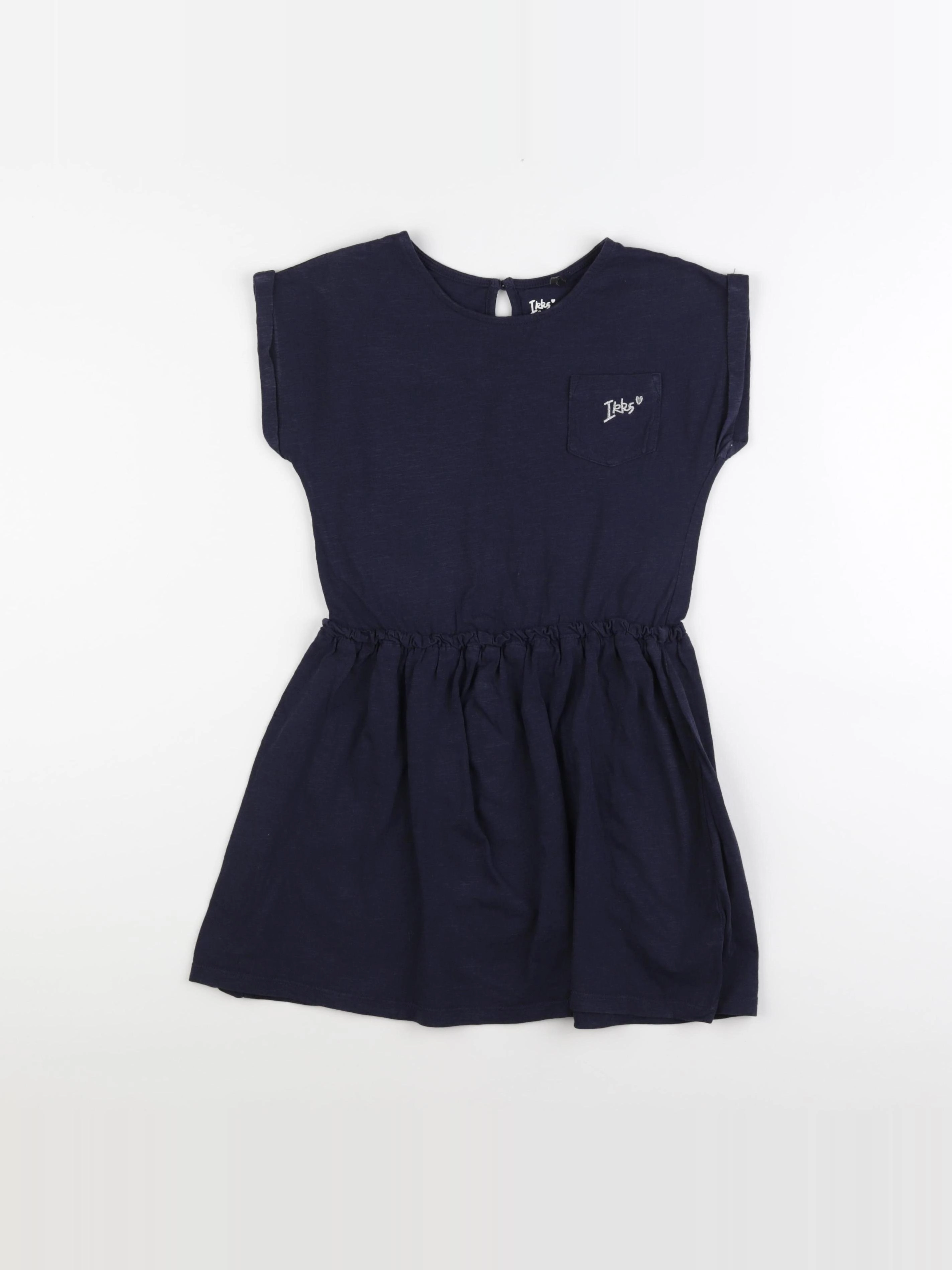 IKKS - robe bleu - 8 ans