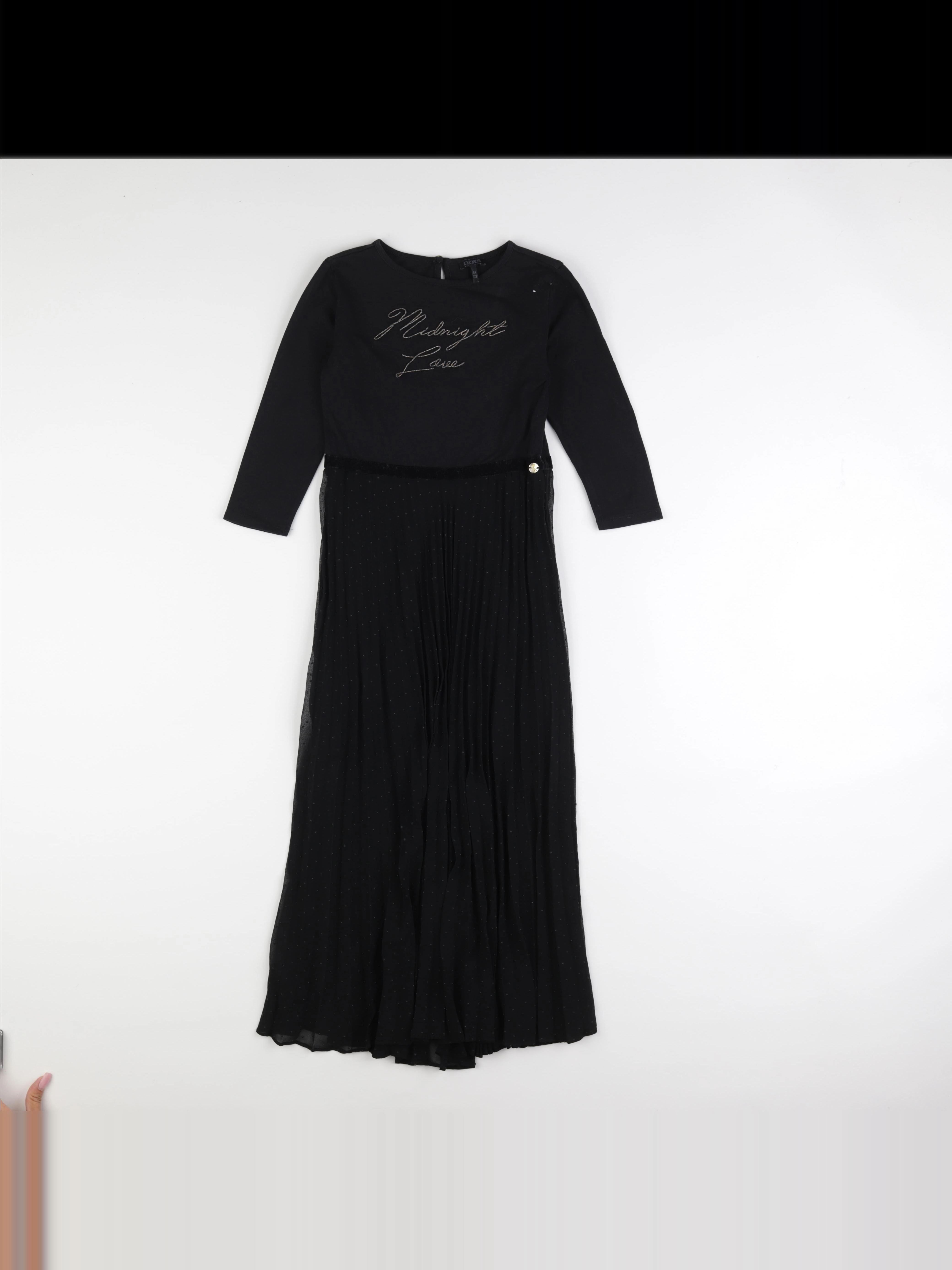 IKKS - robe noir - 8 ans