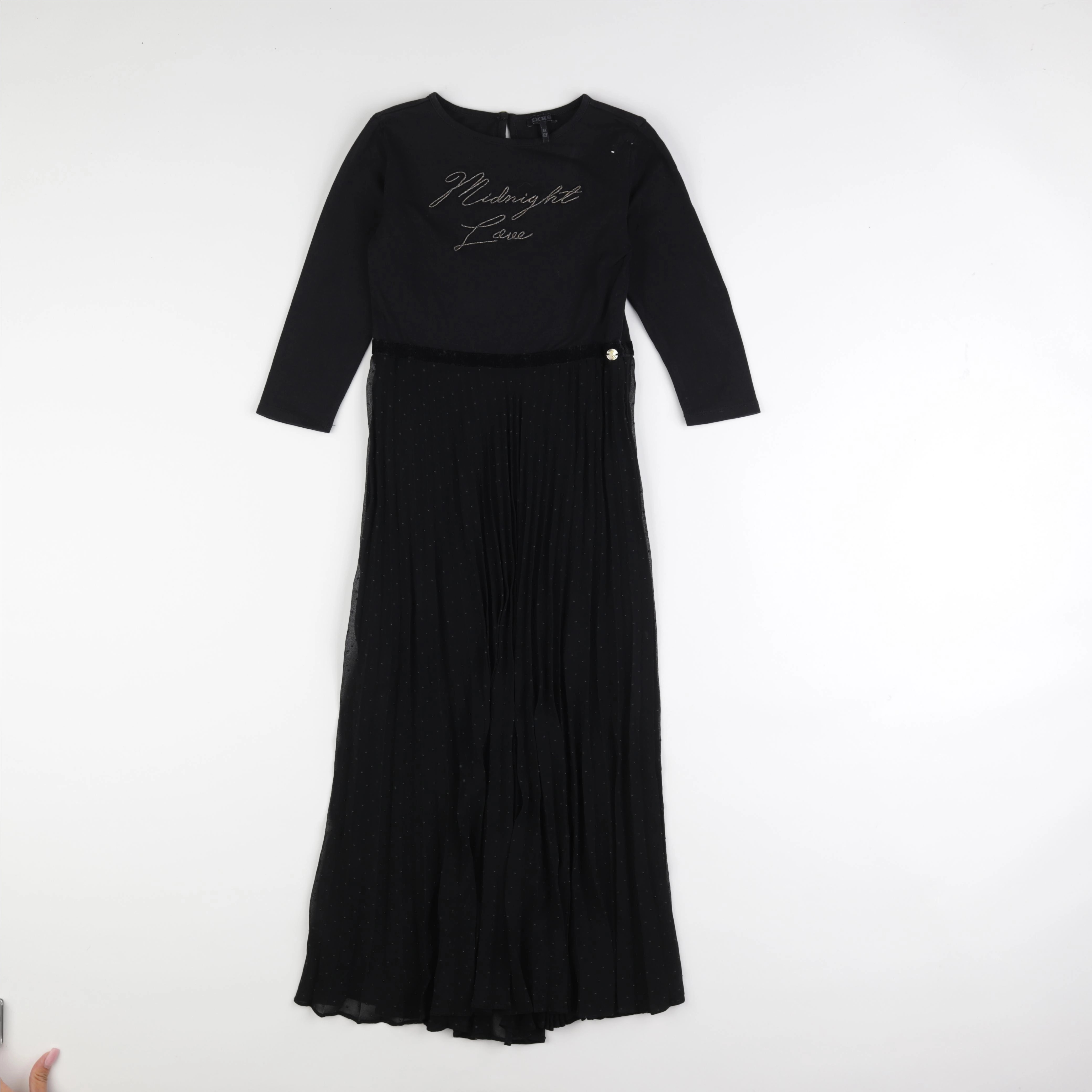 IKKS - robe noir - 8 ans
