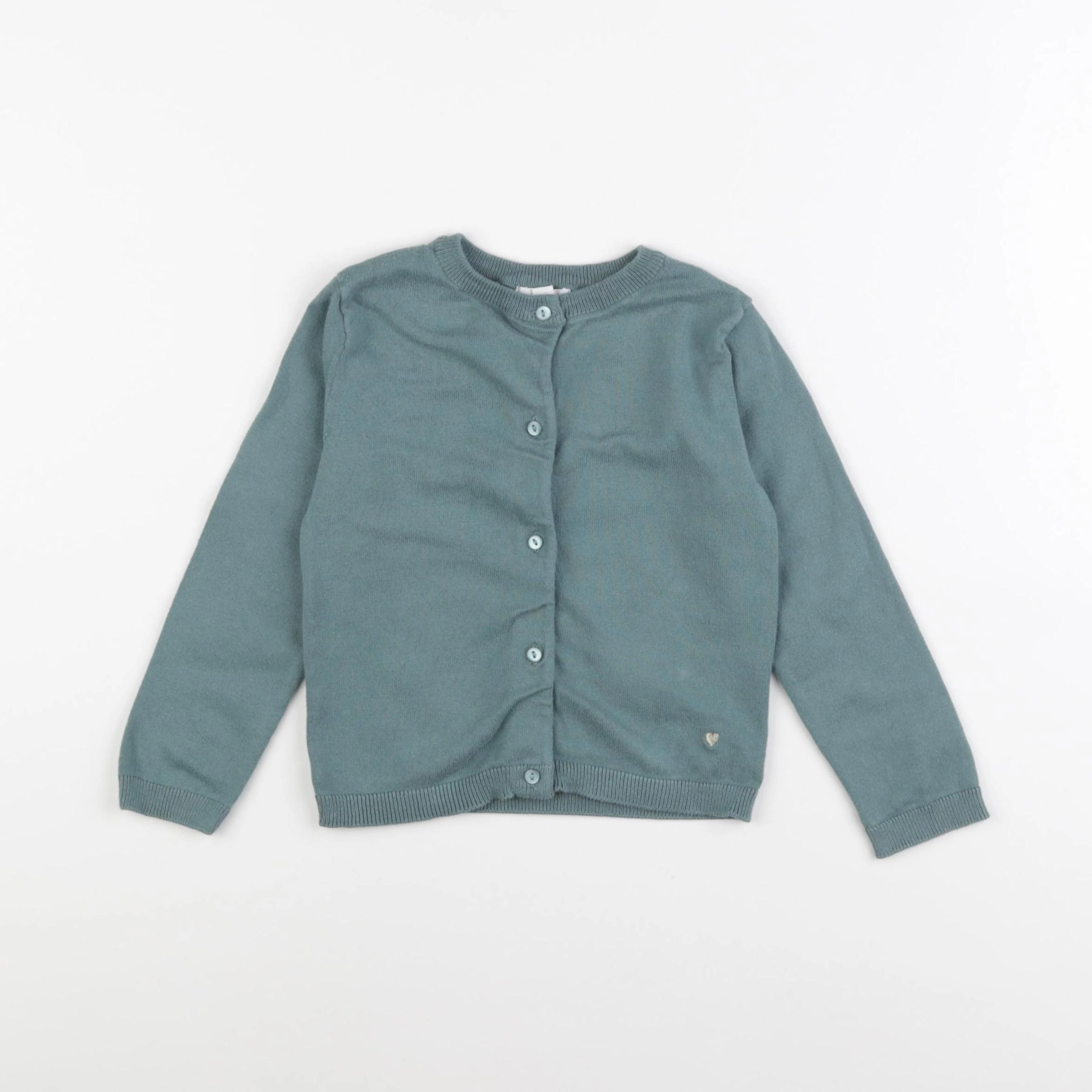 Vertbaudet - gilet vert - 4 ans