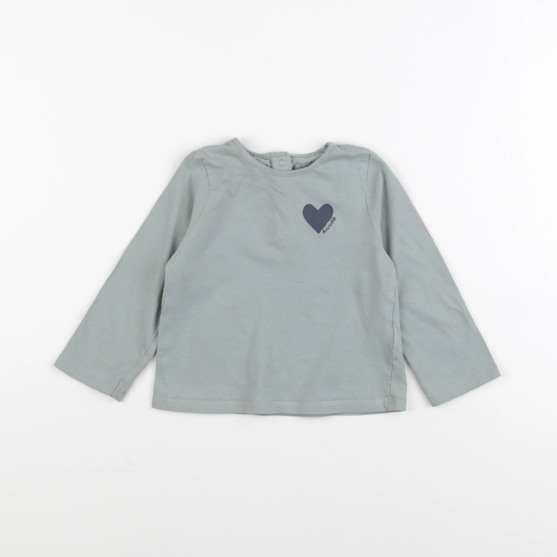 Vertbaudet - tee-shirt vert - 18 mois