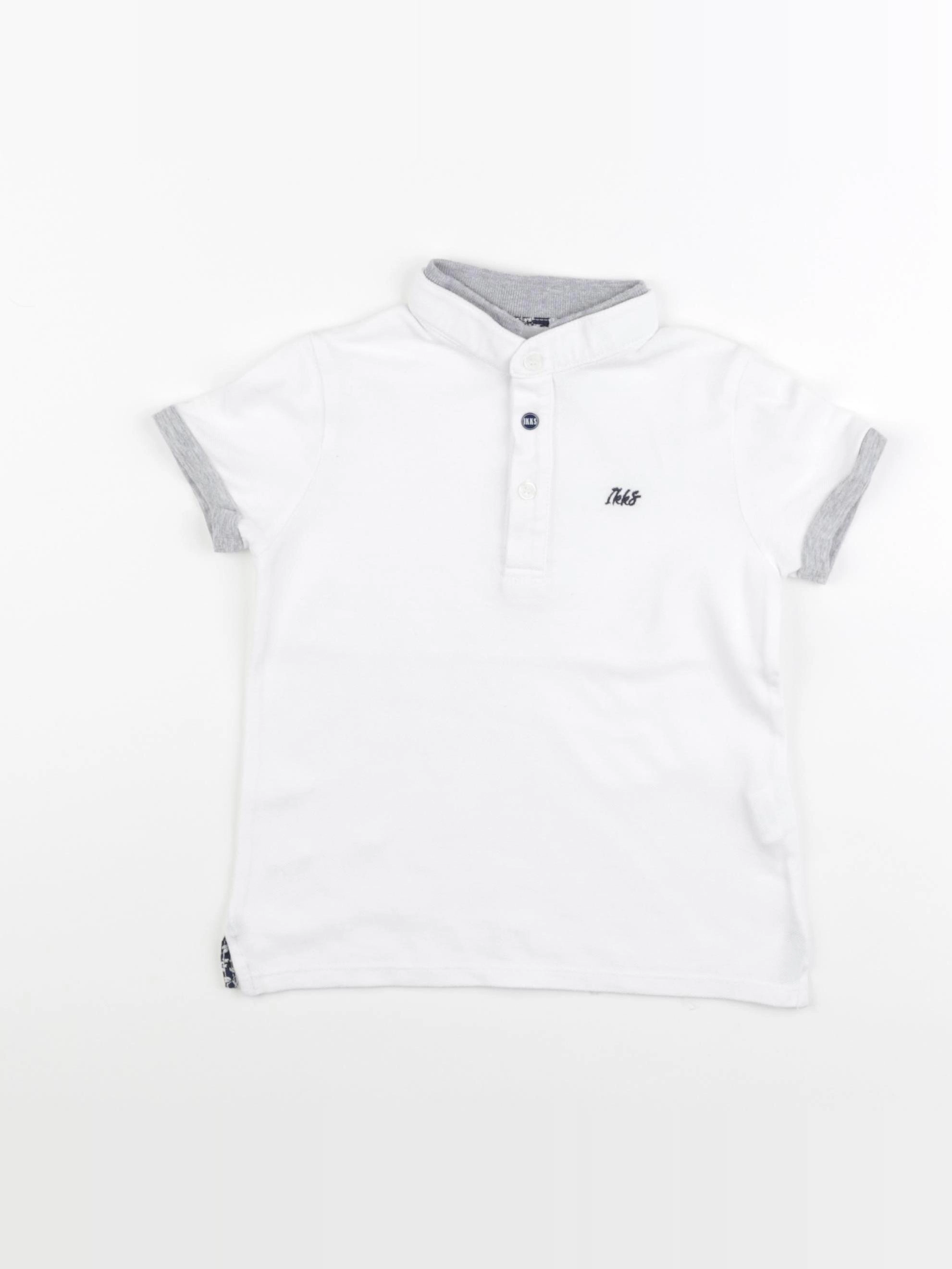 IKKS - polo blanc - 3 ans