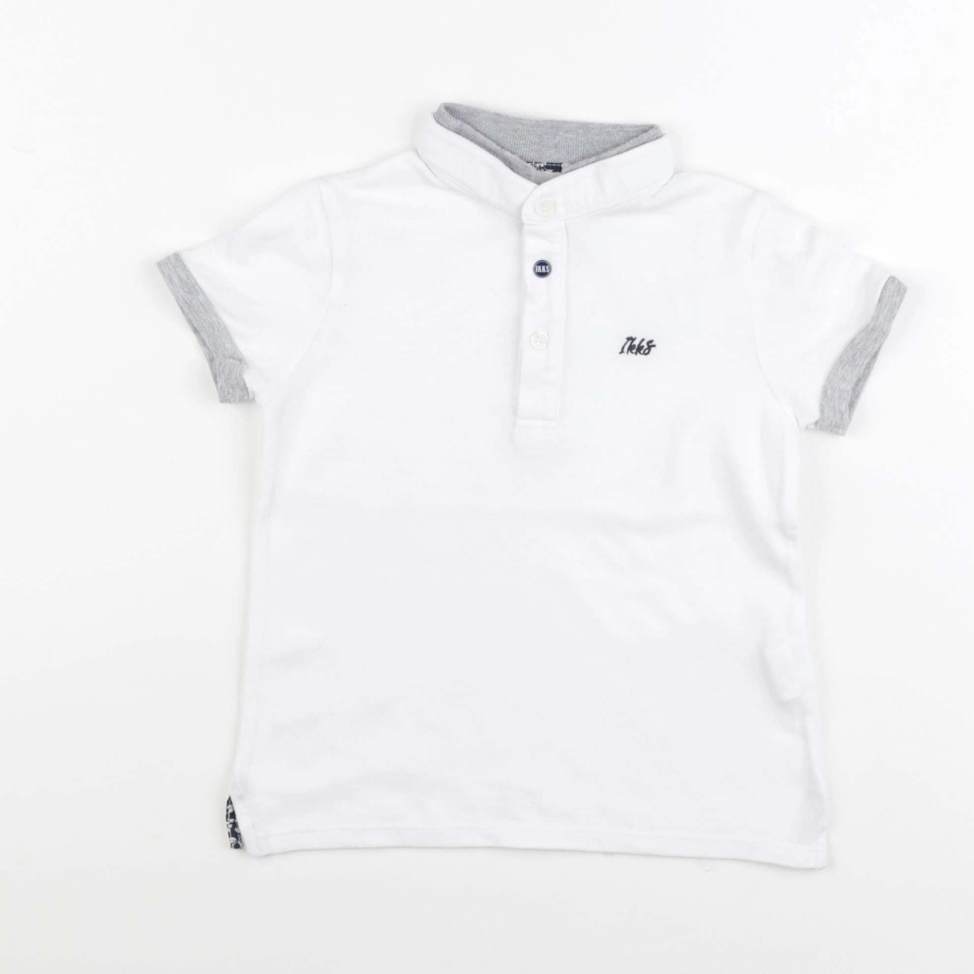 IKKS - polo blanc - 3 ans
