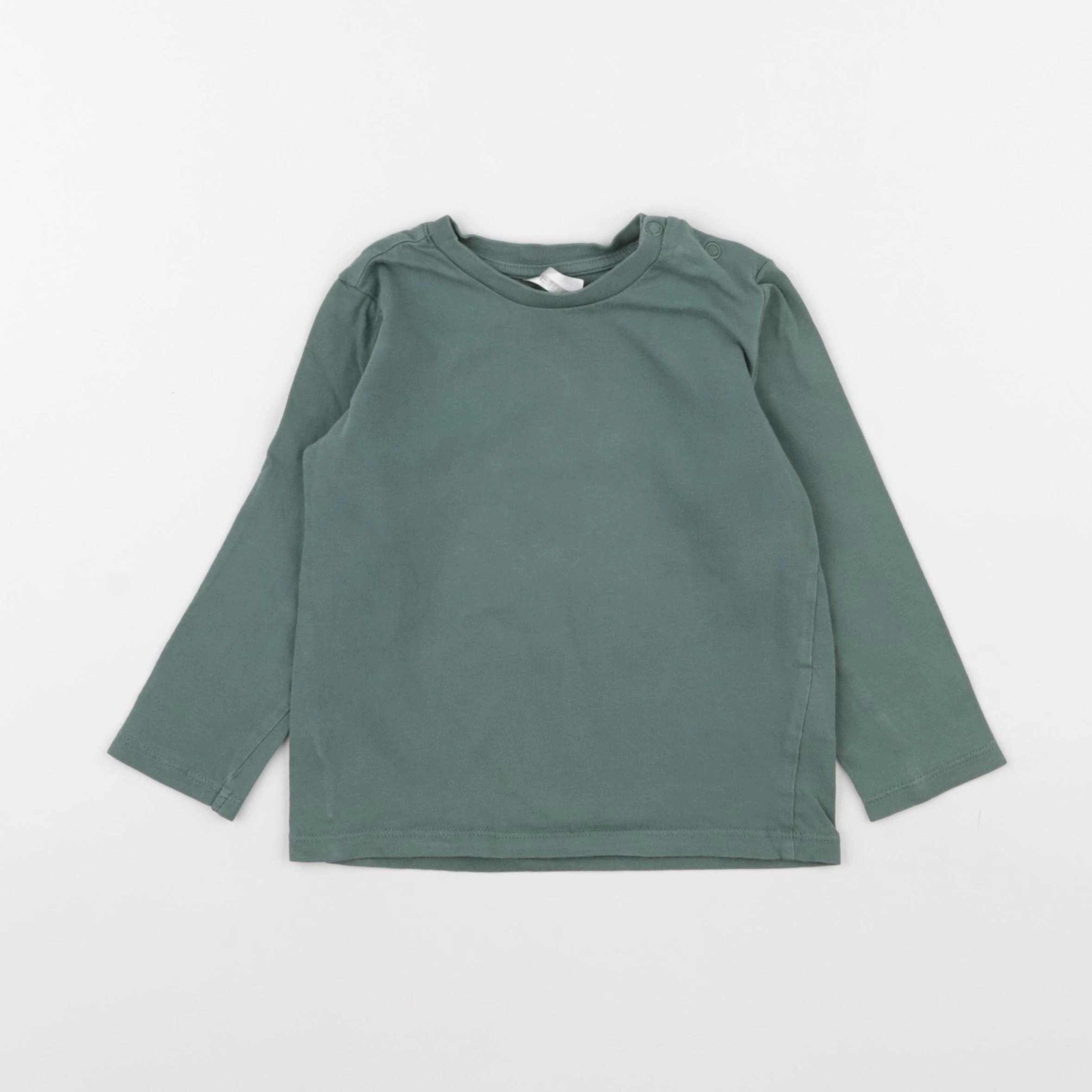 H&M - tee-shirt vert - 18/24 mois