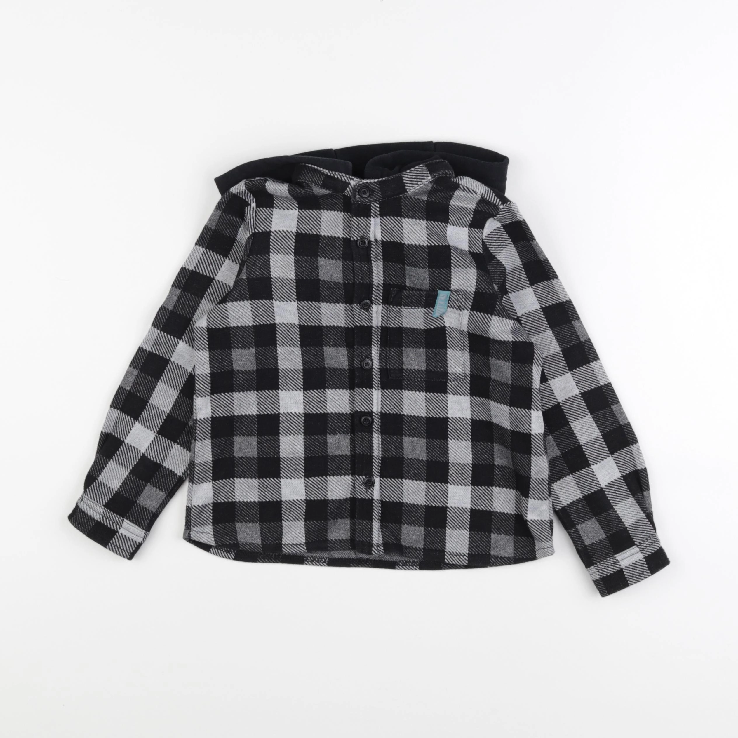 IKKS - chemise gris, noir - 3 ans