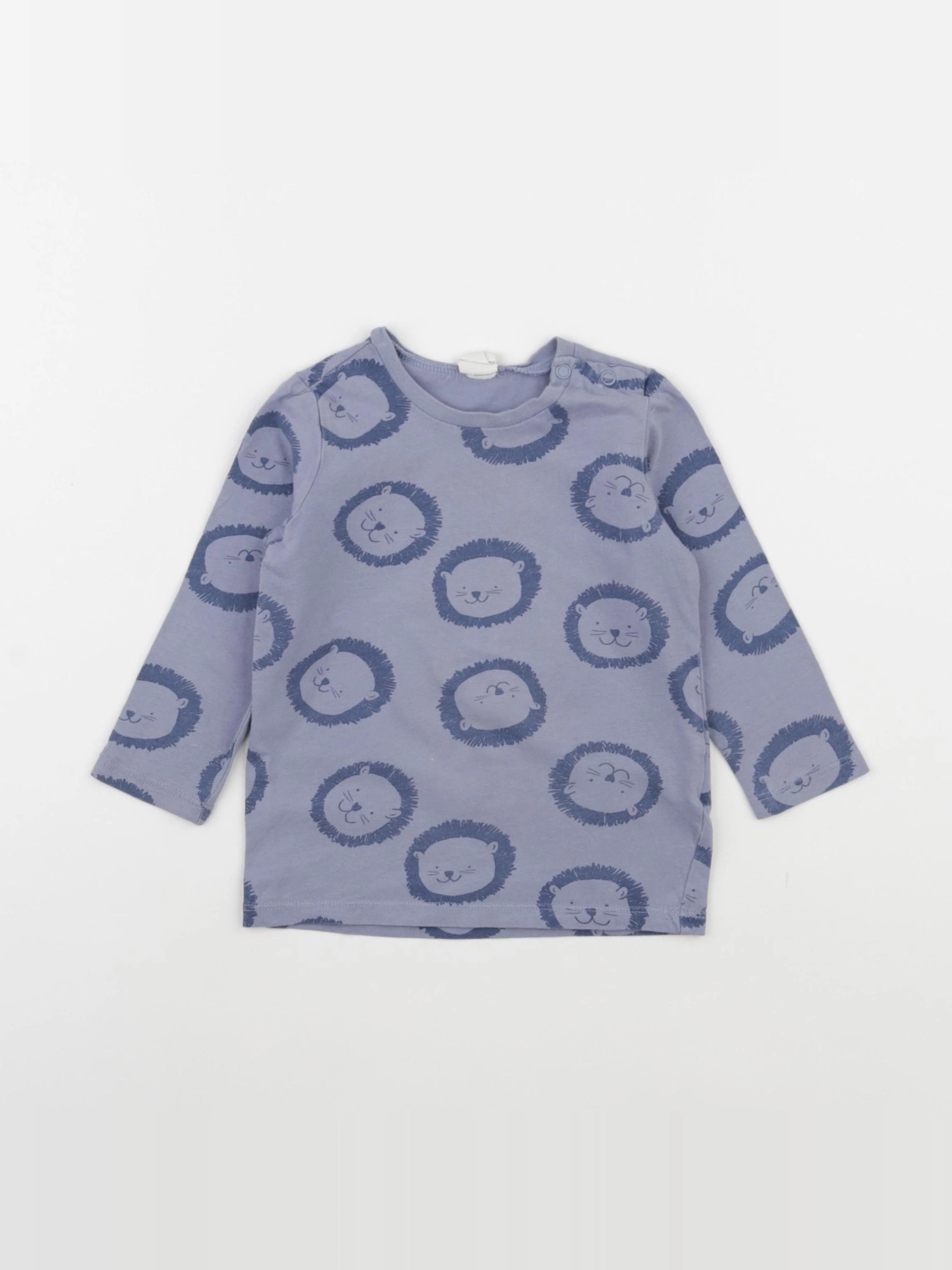 H&M - tee-shirt violet - 18 mois
