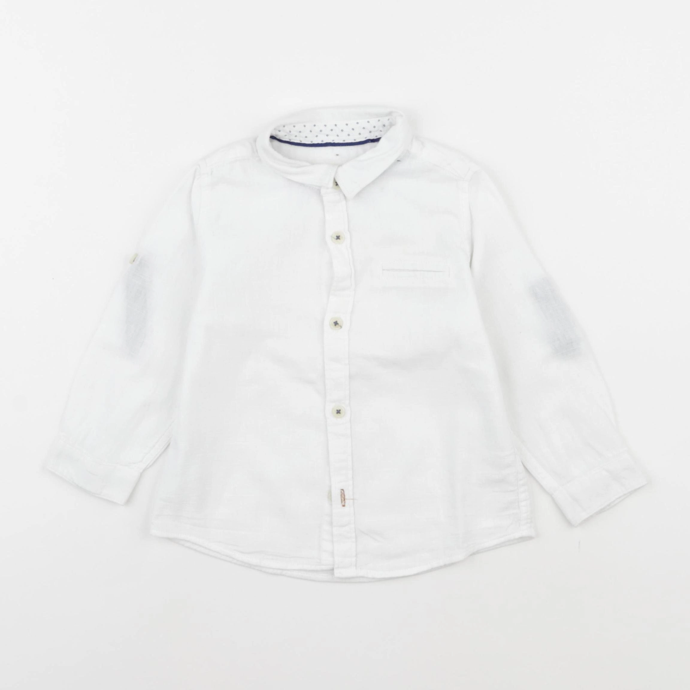 Zara - chemise blanc - 18/24 mois