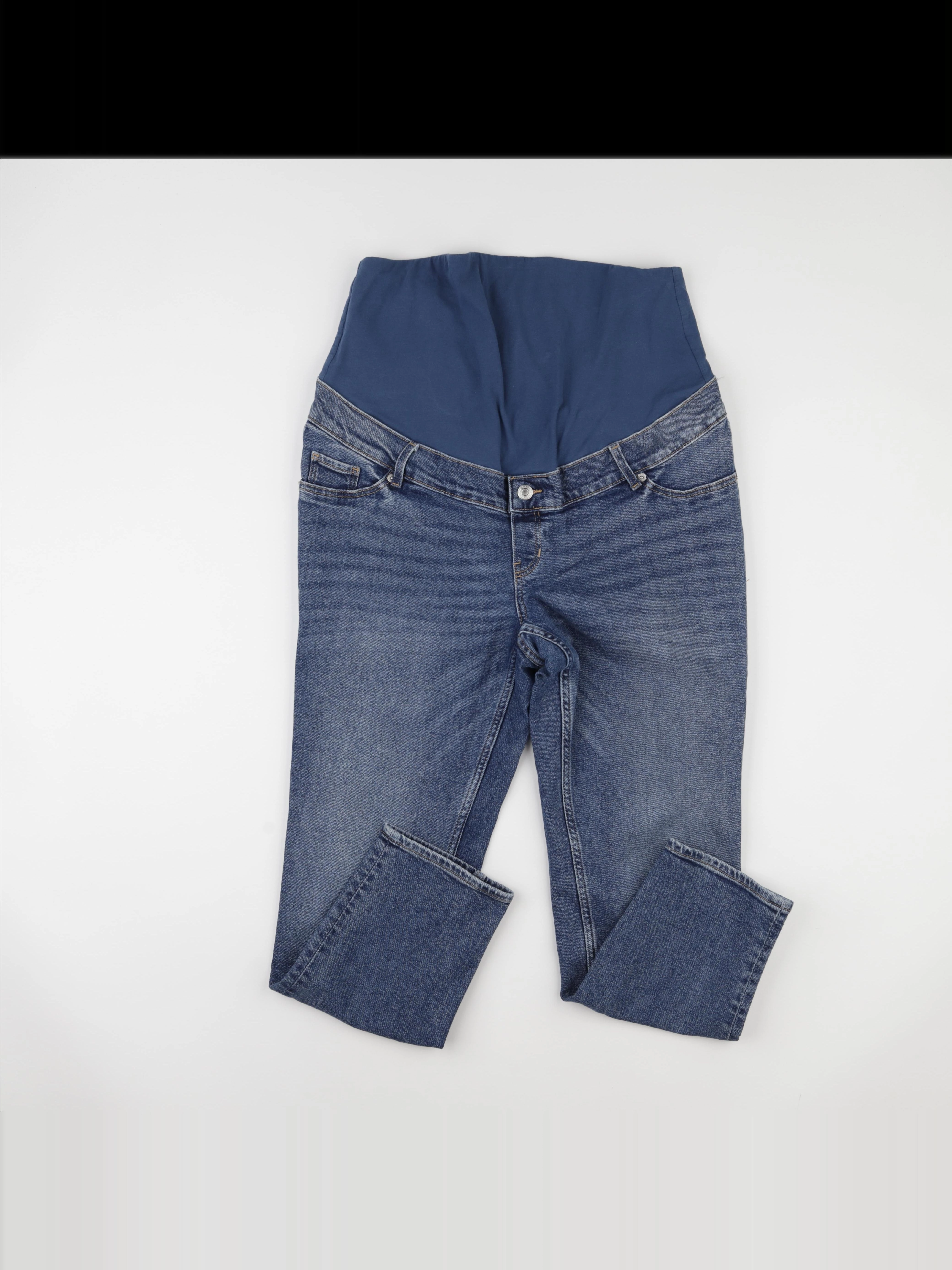 H&M - jean grossesse bleu - 44 à 46
