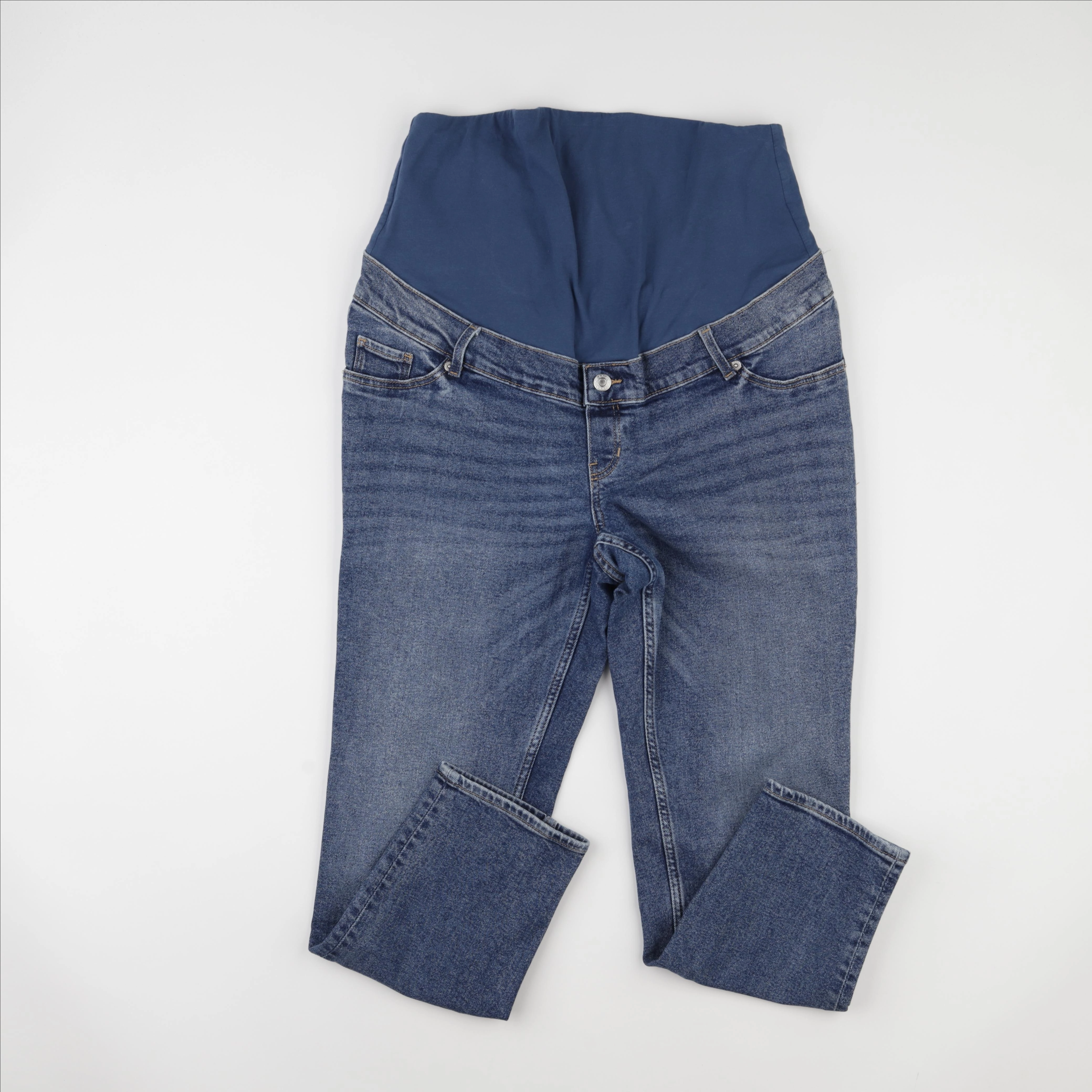 H&M - jean grossesse bleu - 44 à 46