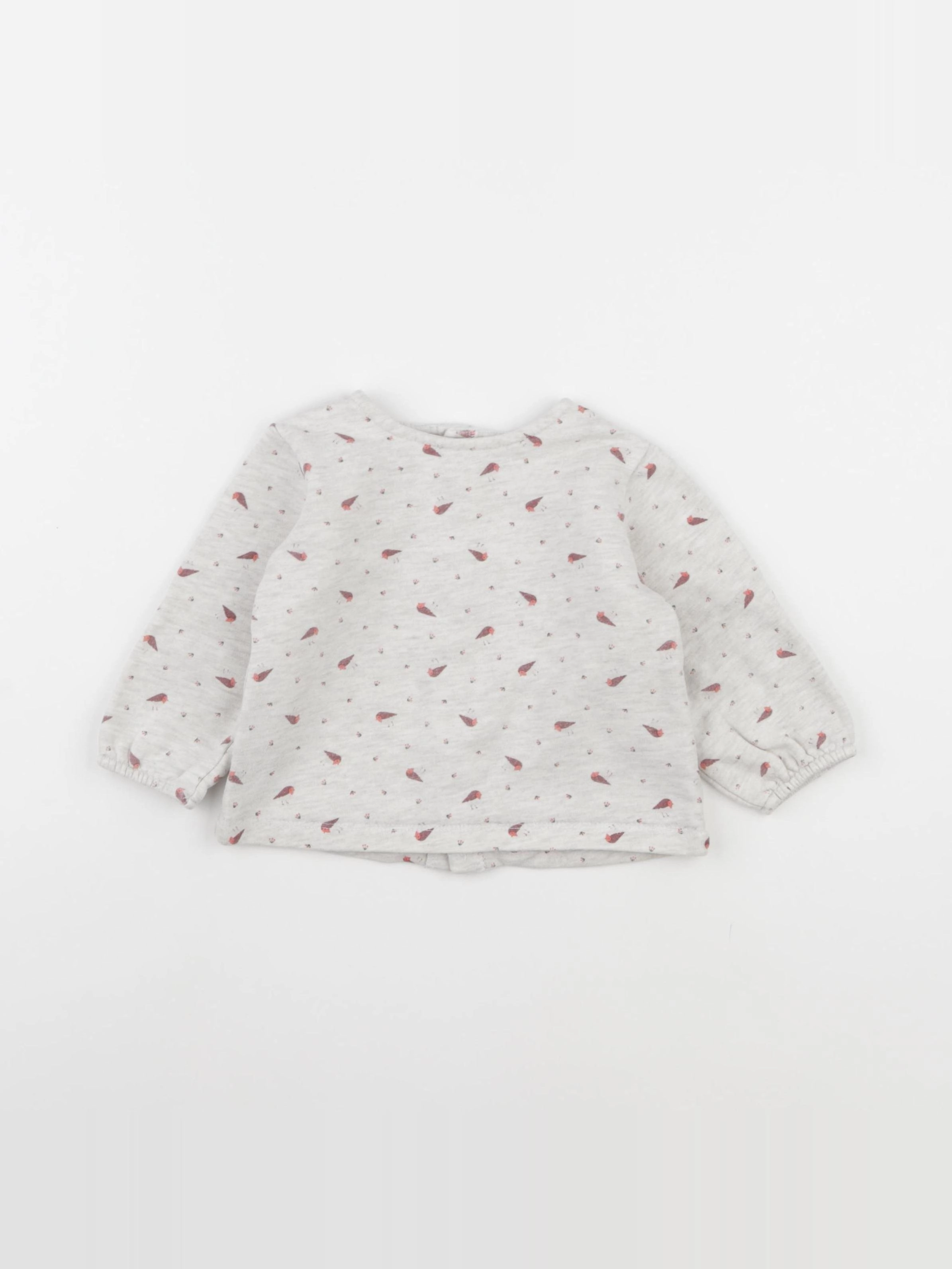 Boutchou - sweat beige, rose - 18 mois