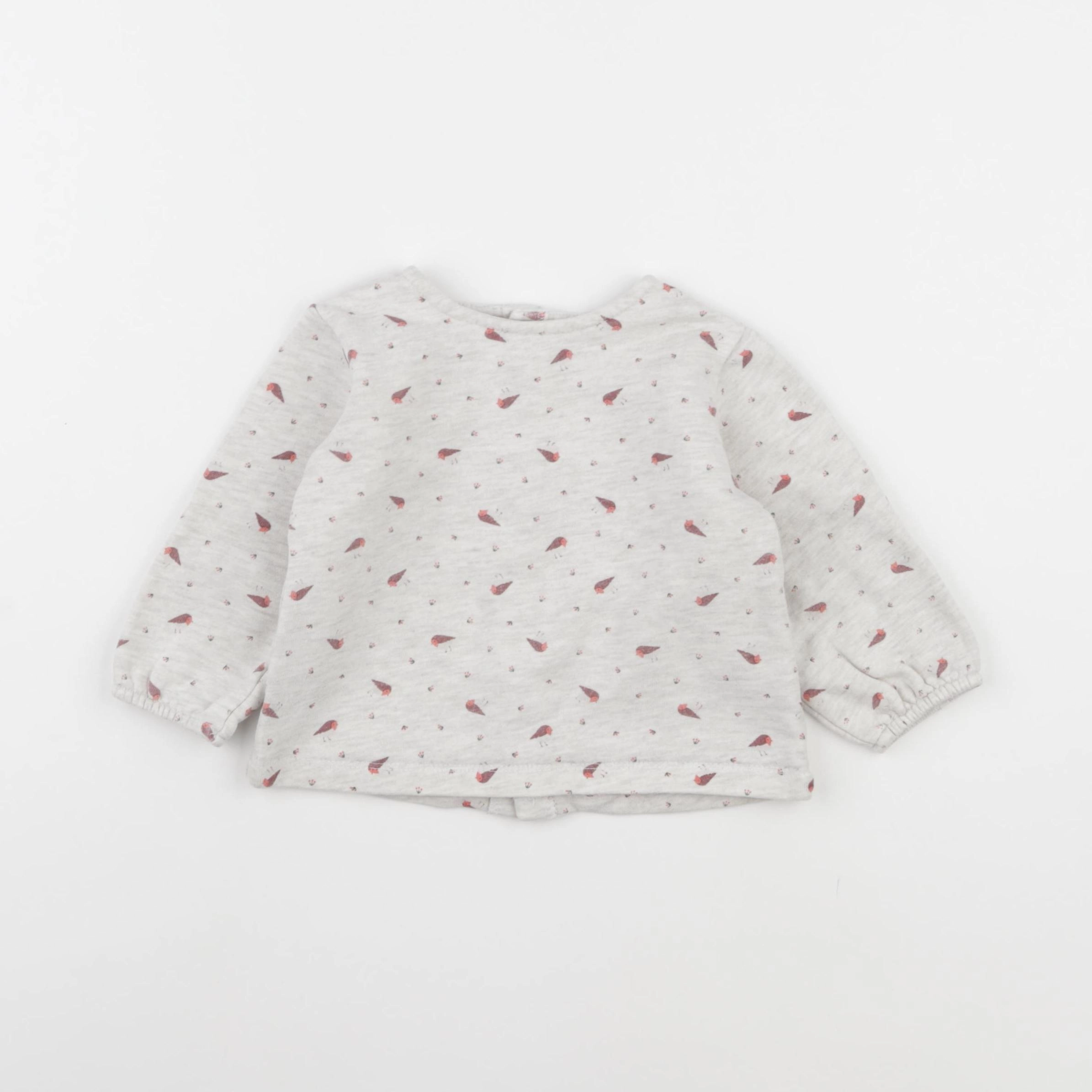 Boutchou - sweat beige, rose - 18 mois