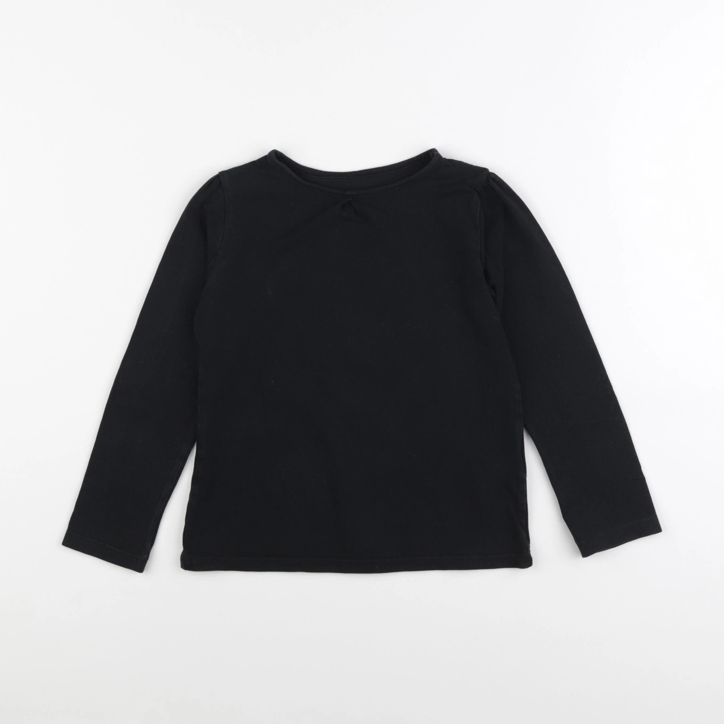 Vertbaudet - tee-shirt noir - 6 ans