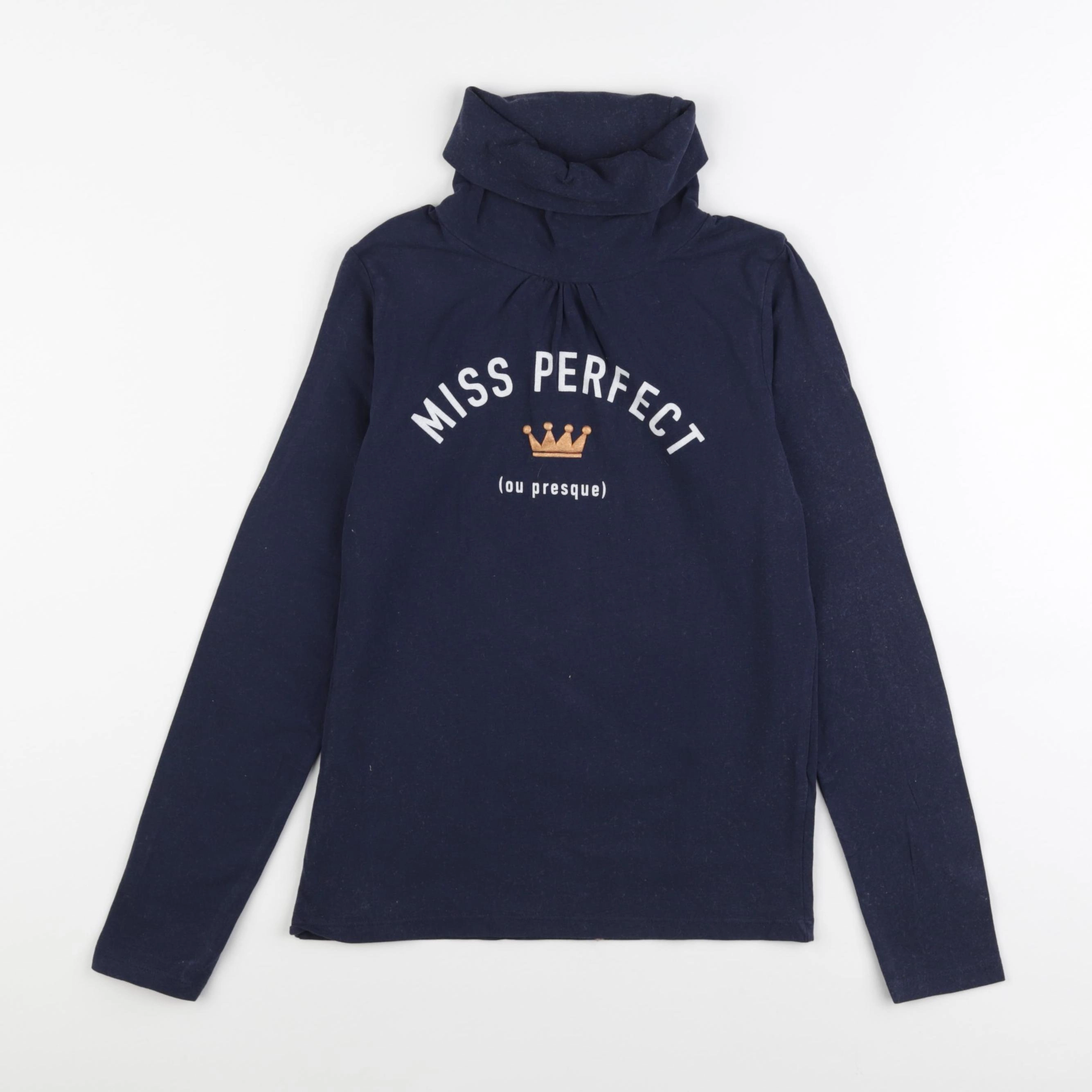 Vertbaudet - sous-pull bleu - 10 ans