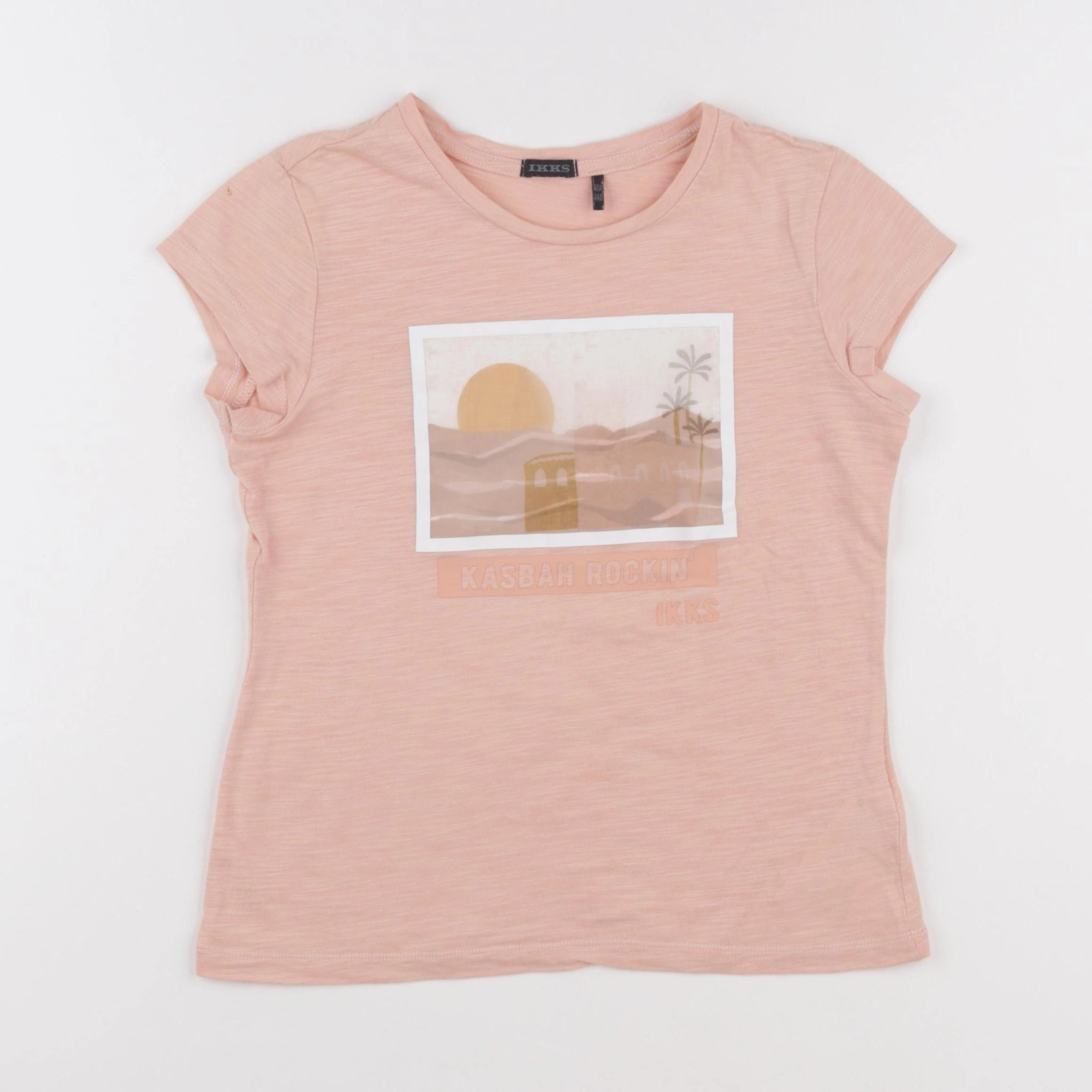 IKKS - tee-shirt rose - 10 ans