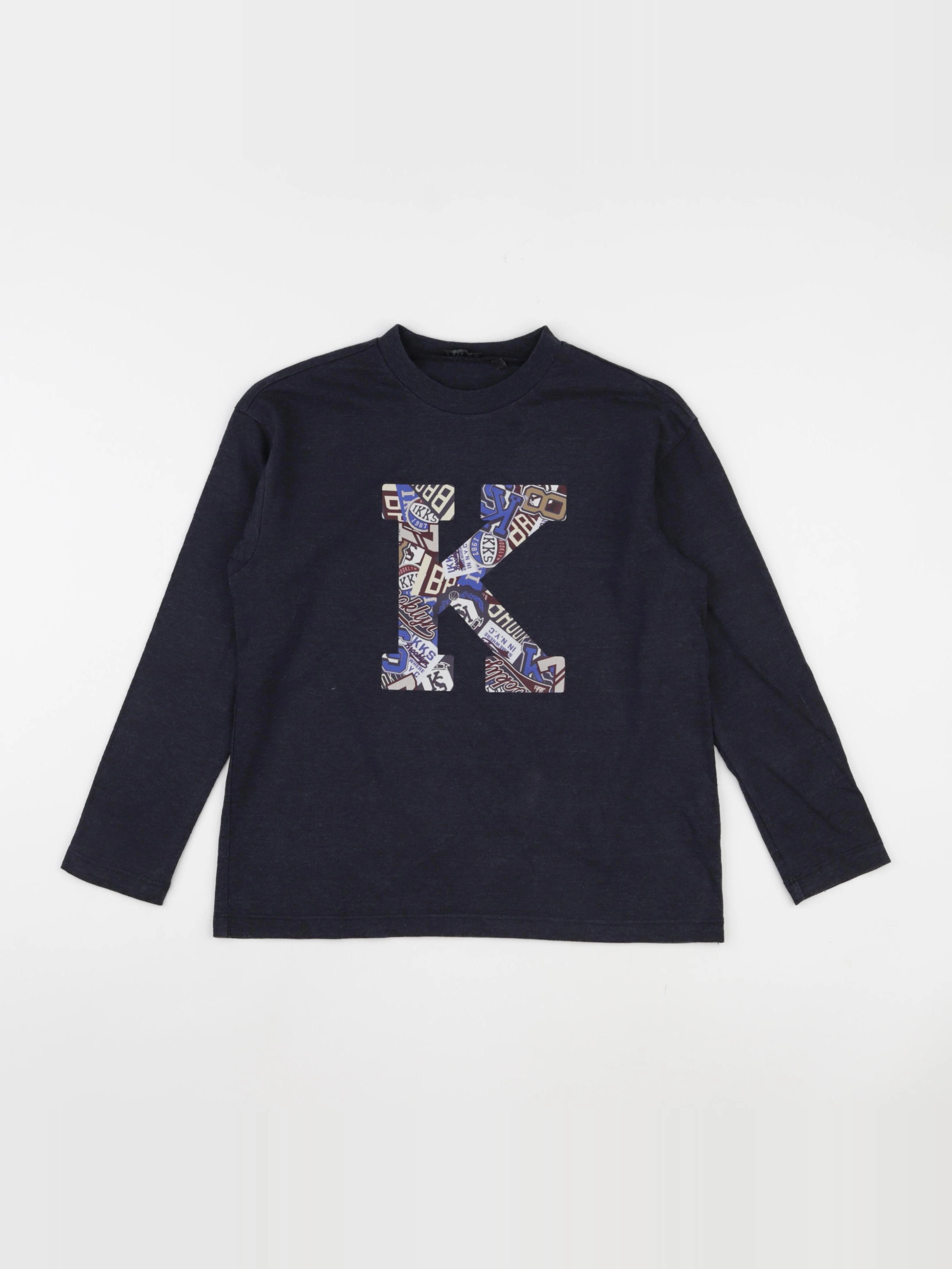IKKS - tee-shirt bleu - 8 ans