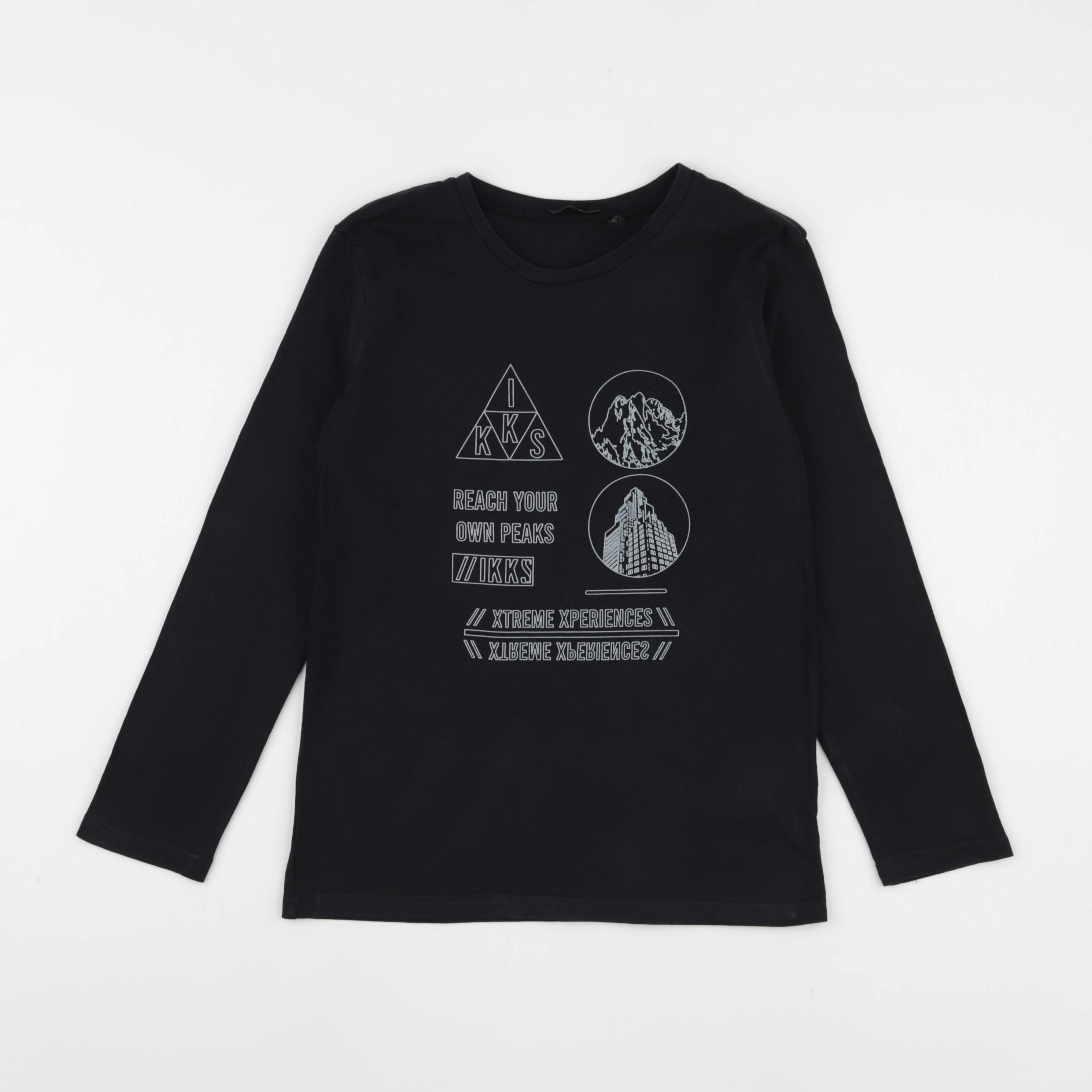 IKKS - tee-shirt noir - 8 ans