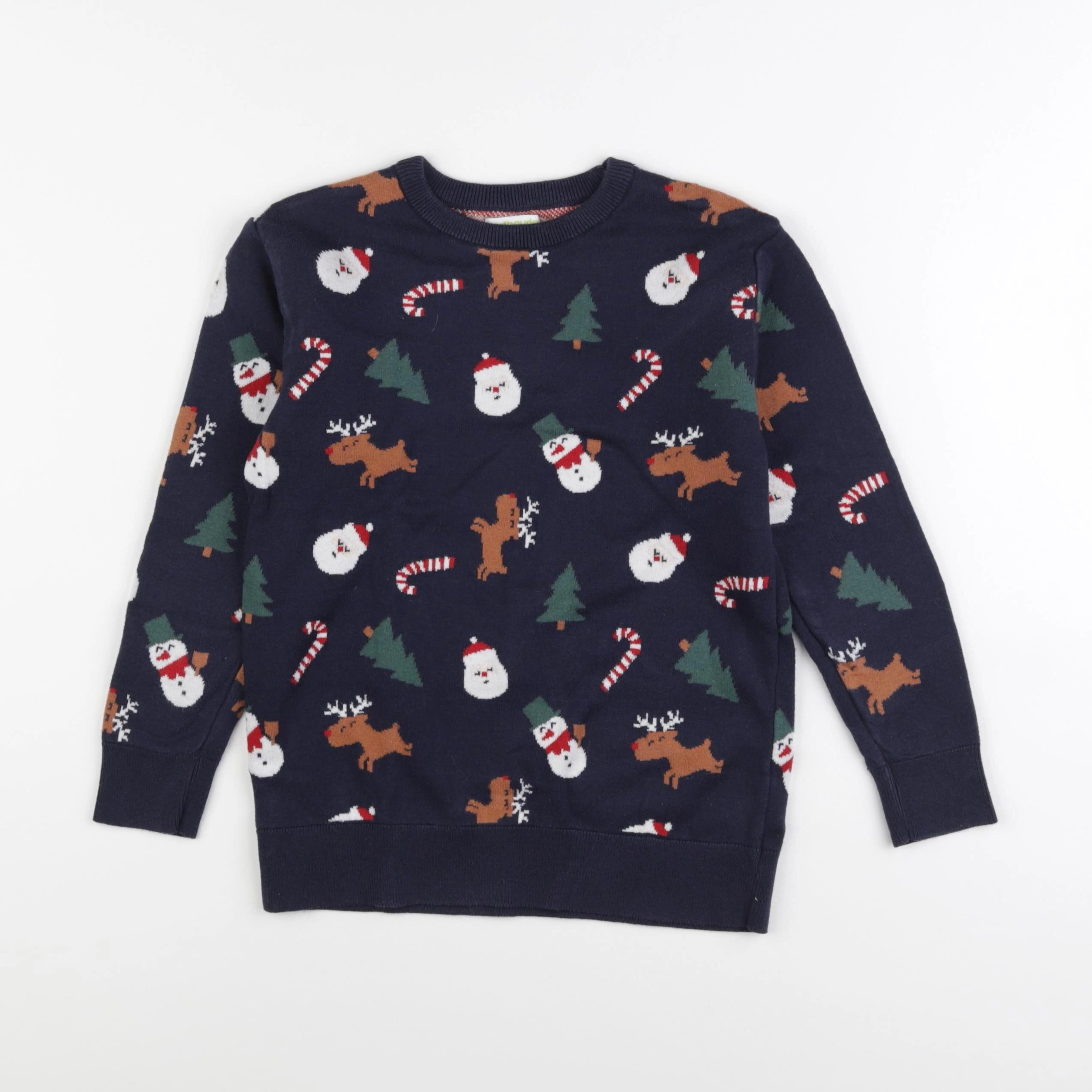 Vertbaudet - pull multicolore - 8 ans
