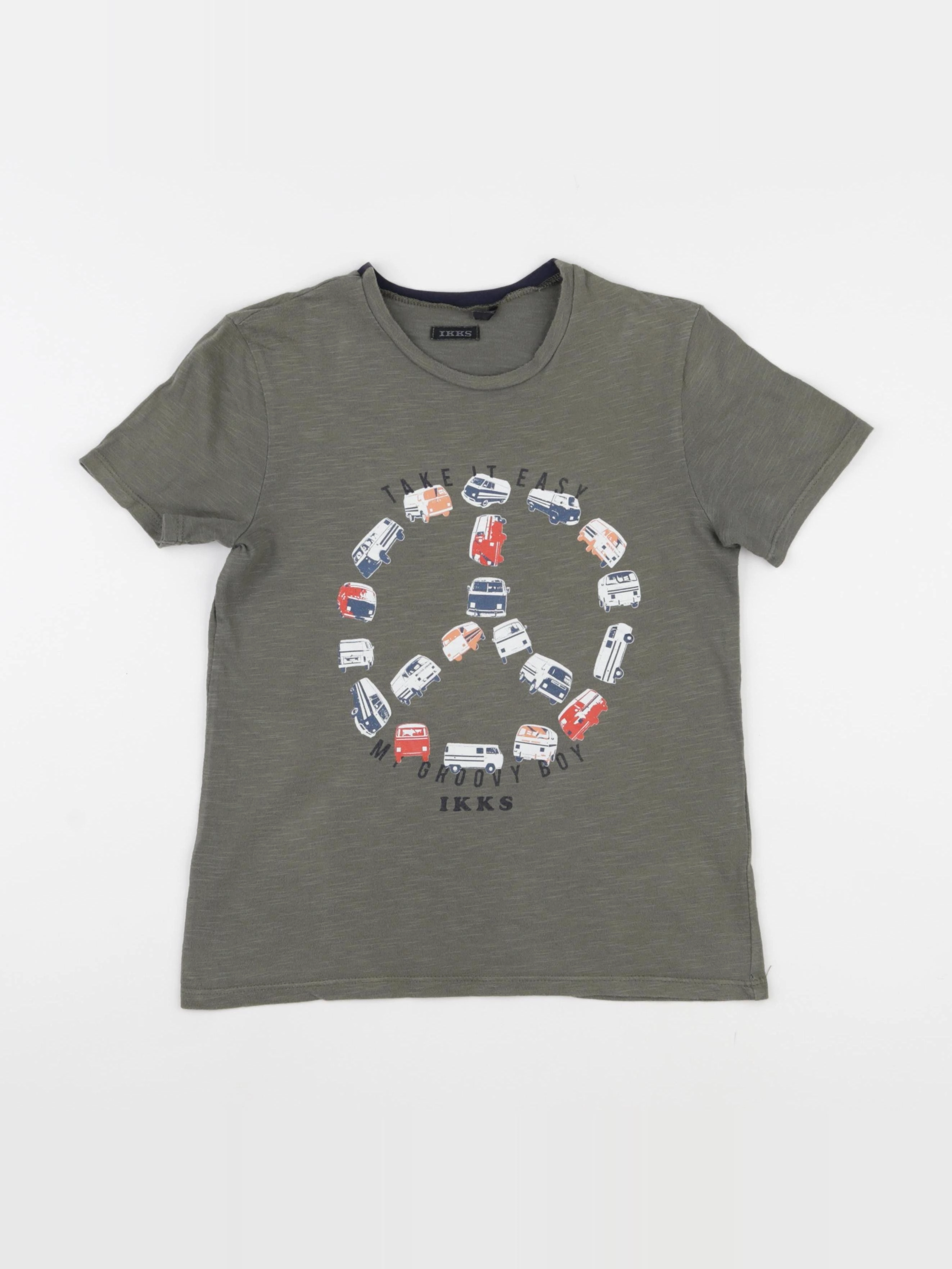 IKKS - tee-shirt vert - 8 ans