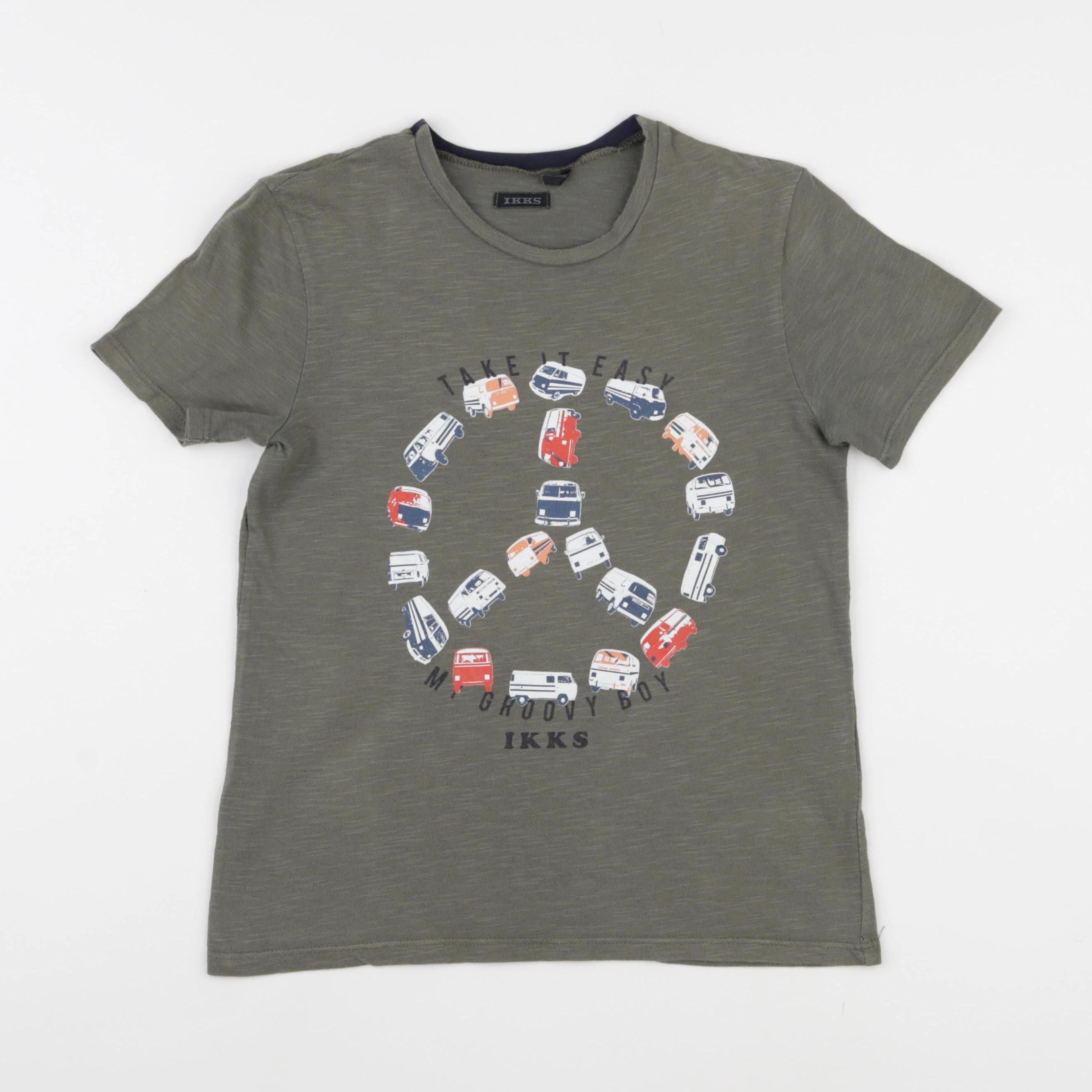 IKKS - tee-shirt vert - 8 ans