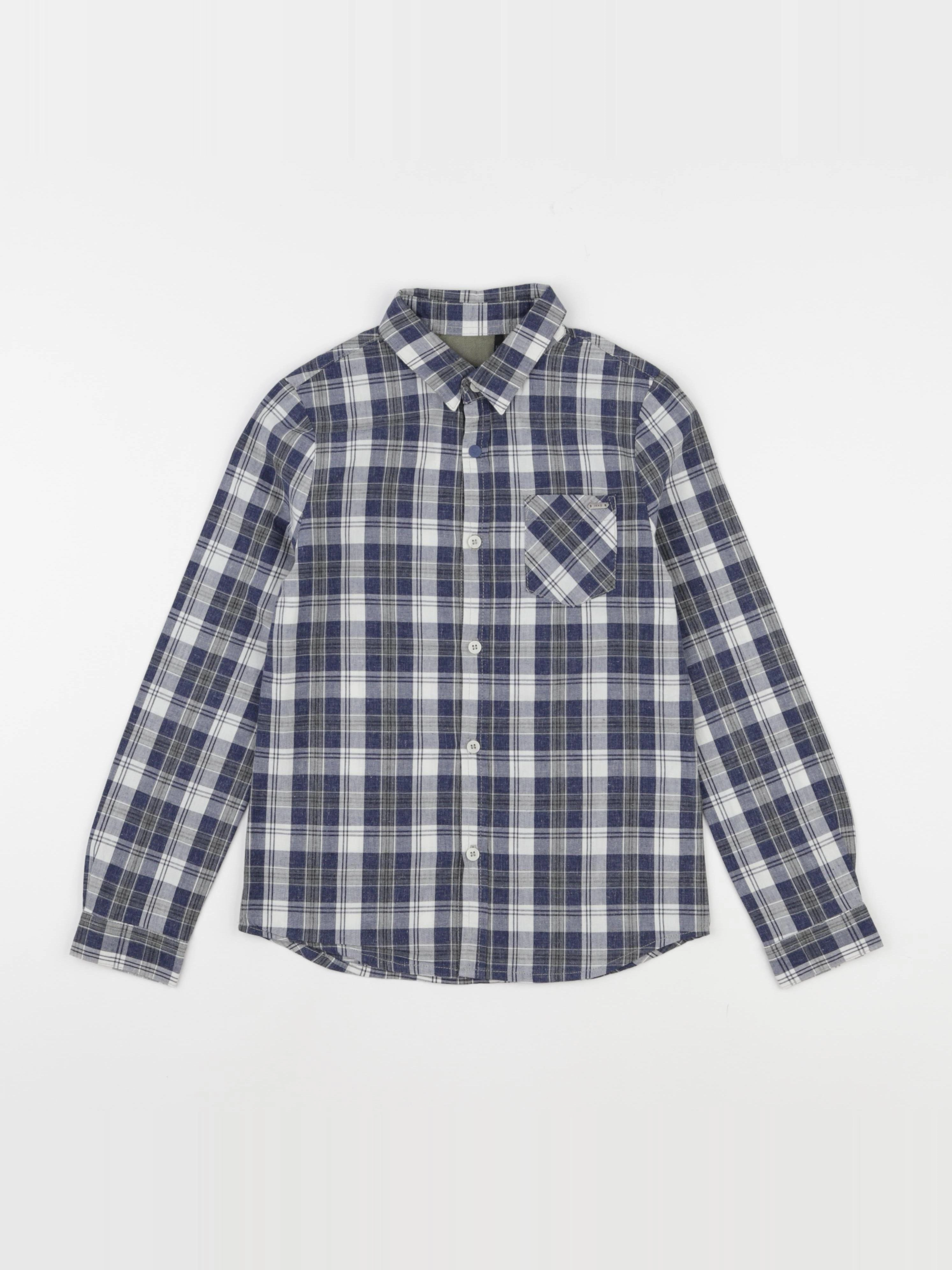 IKKS - chemise bleu, vert - 8 ans