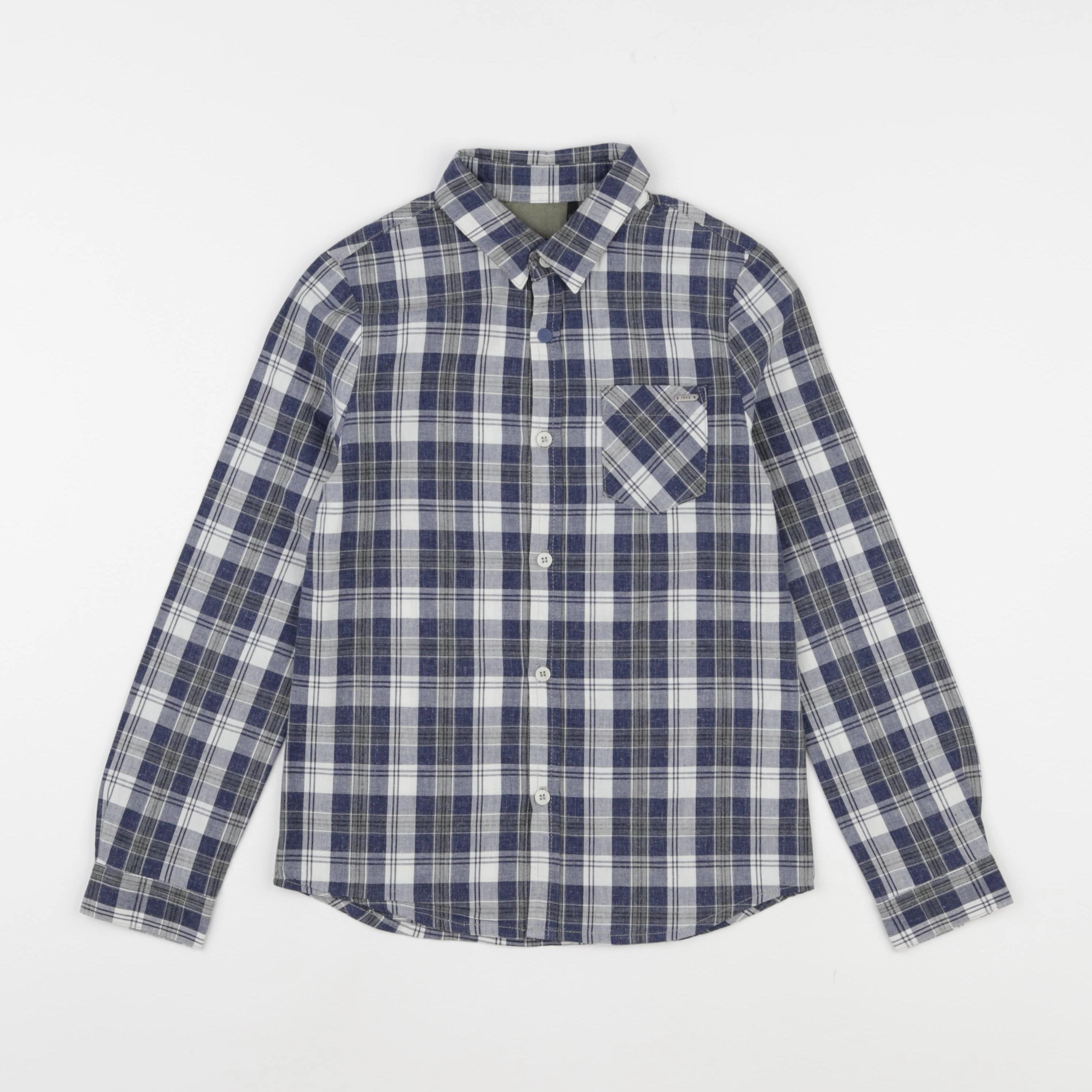 IKKS - chemise bleu, vert - 8 ans