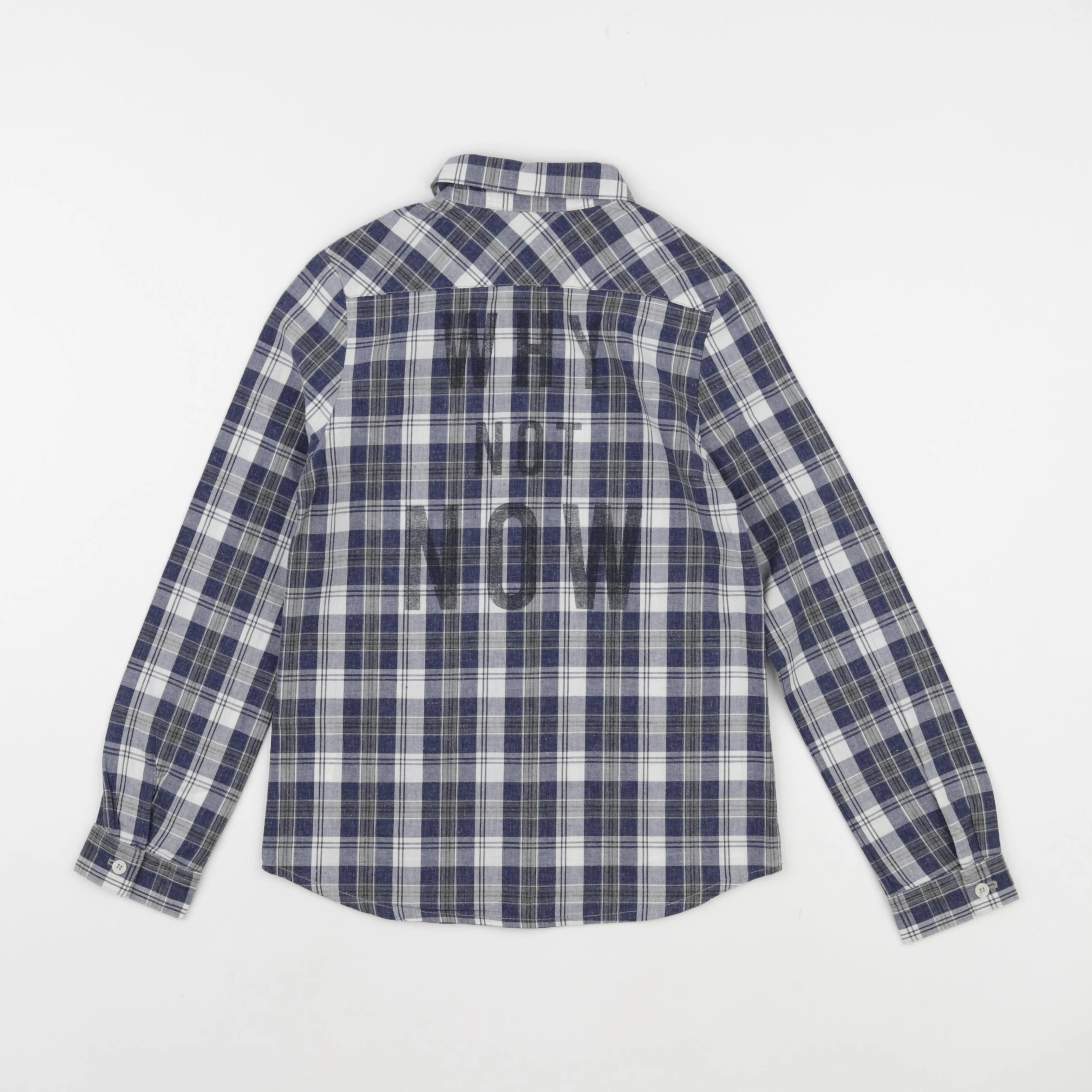 IKKS - chemise bleu, vert - 8 ans