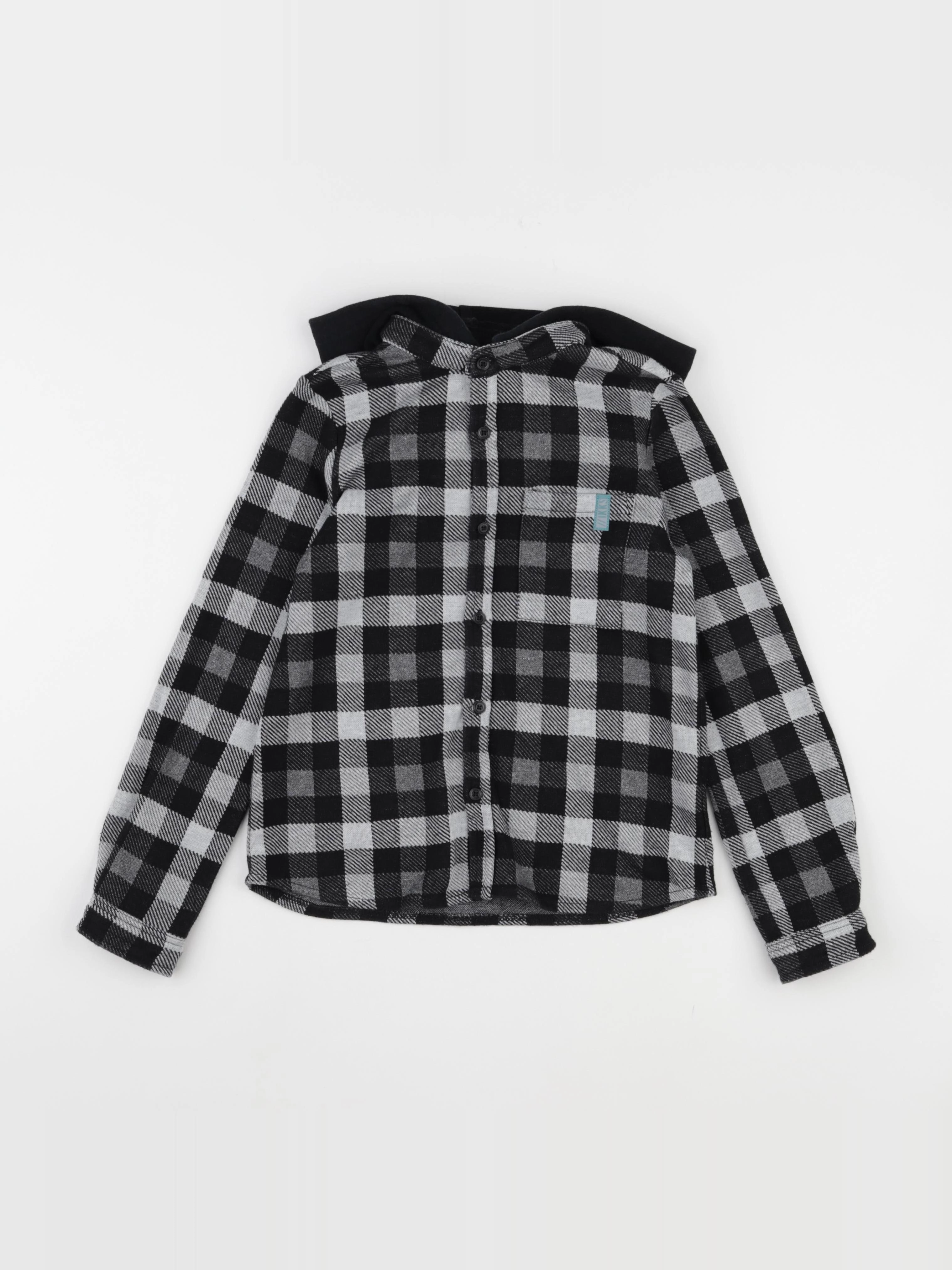 IKKS - chemise noir, blanc - 8 ans