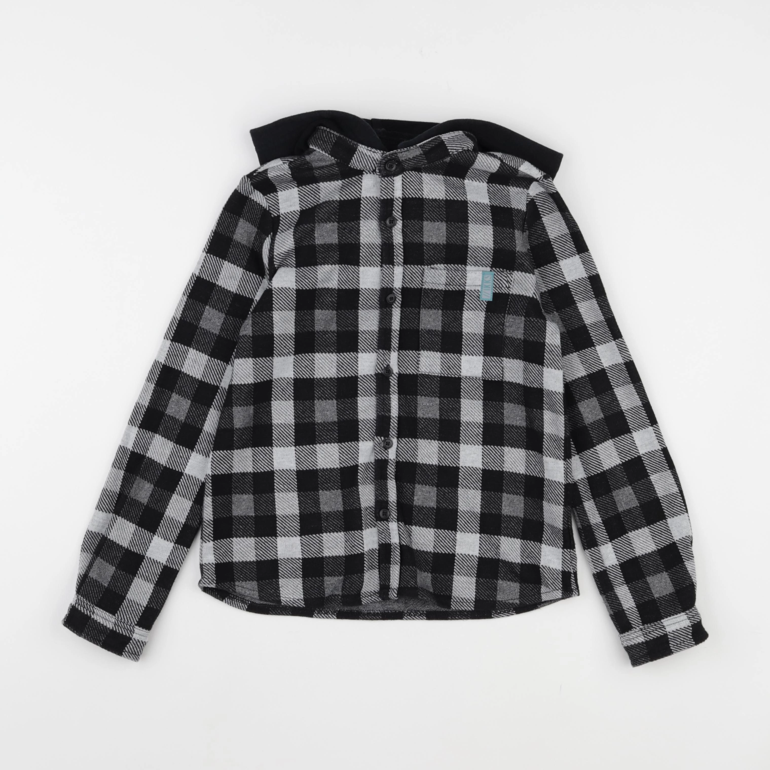 IKKS - chemise noir, blanc - 8 ans