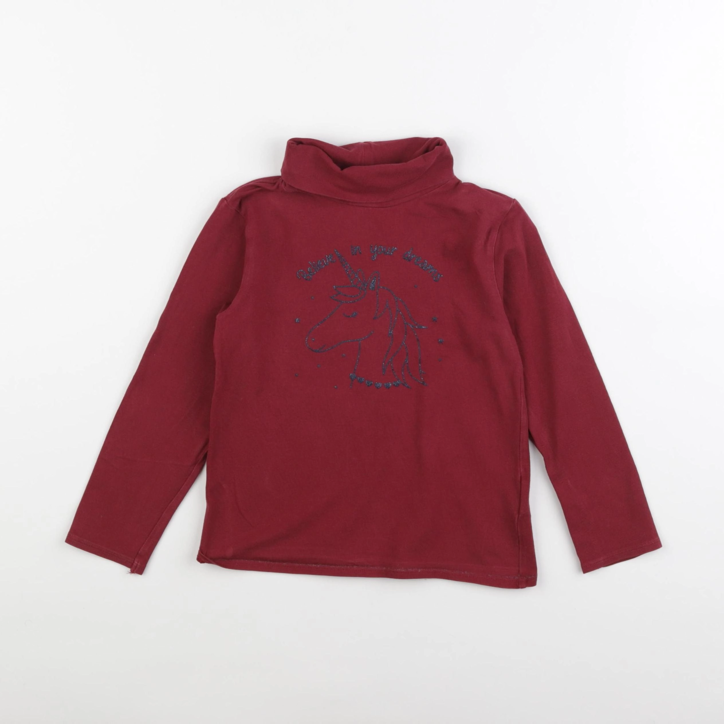 Vertbaudet - sous-pull rouge - 6 ans