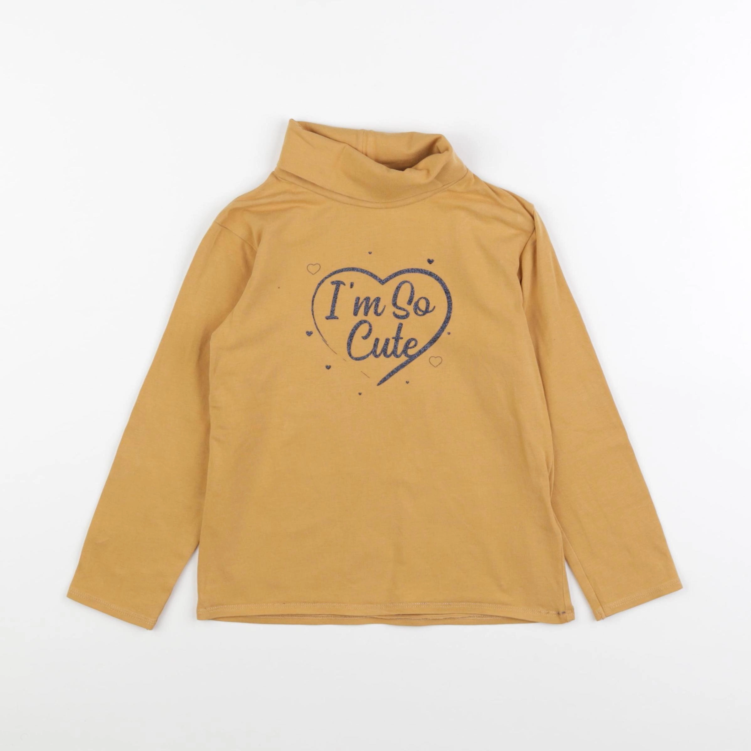 Vertbaudet - sous-pull jaune - 6 ans