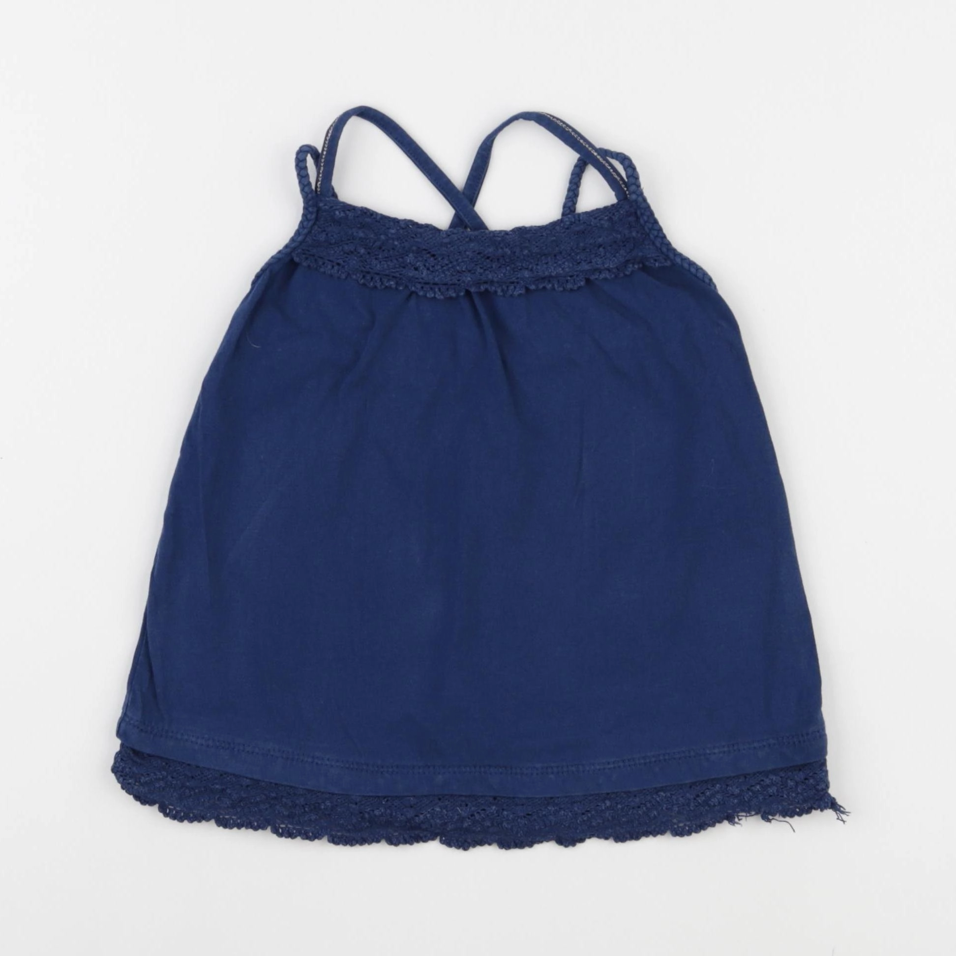 Vertbaudet - débardeur bleu - 2 ans